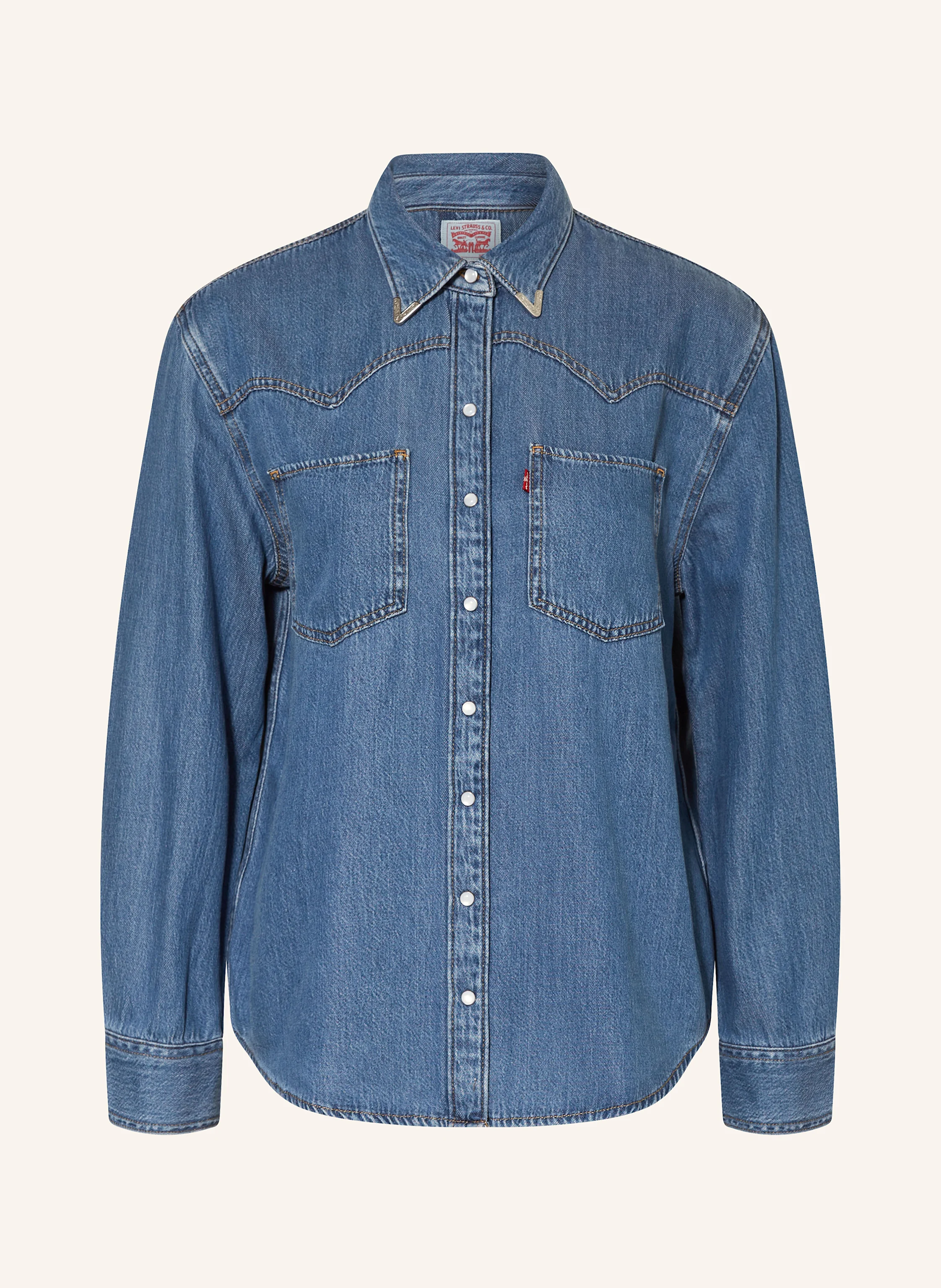 Levi's® Chemisier en jean TEODORA en bleu