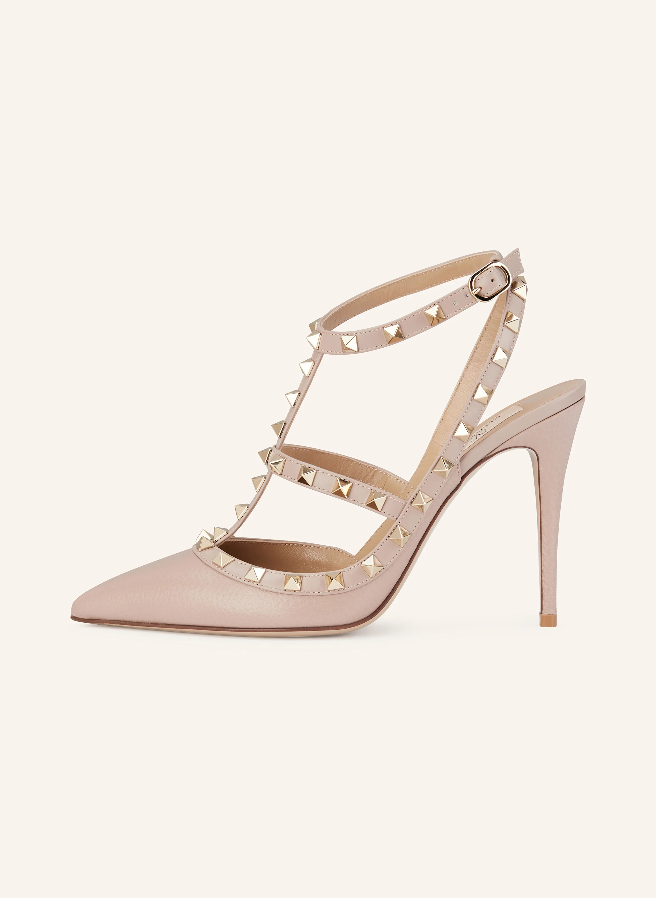 VALENTINO GARAVANI Slingback pumps ROCKSTUD with rivets: ROSE