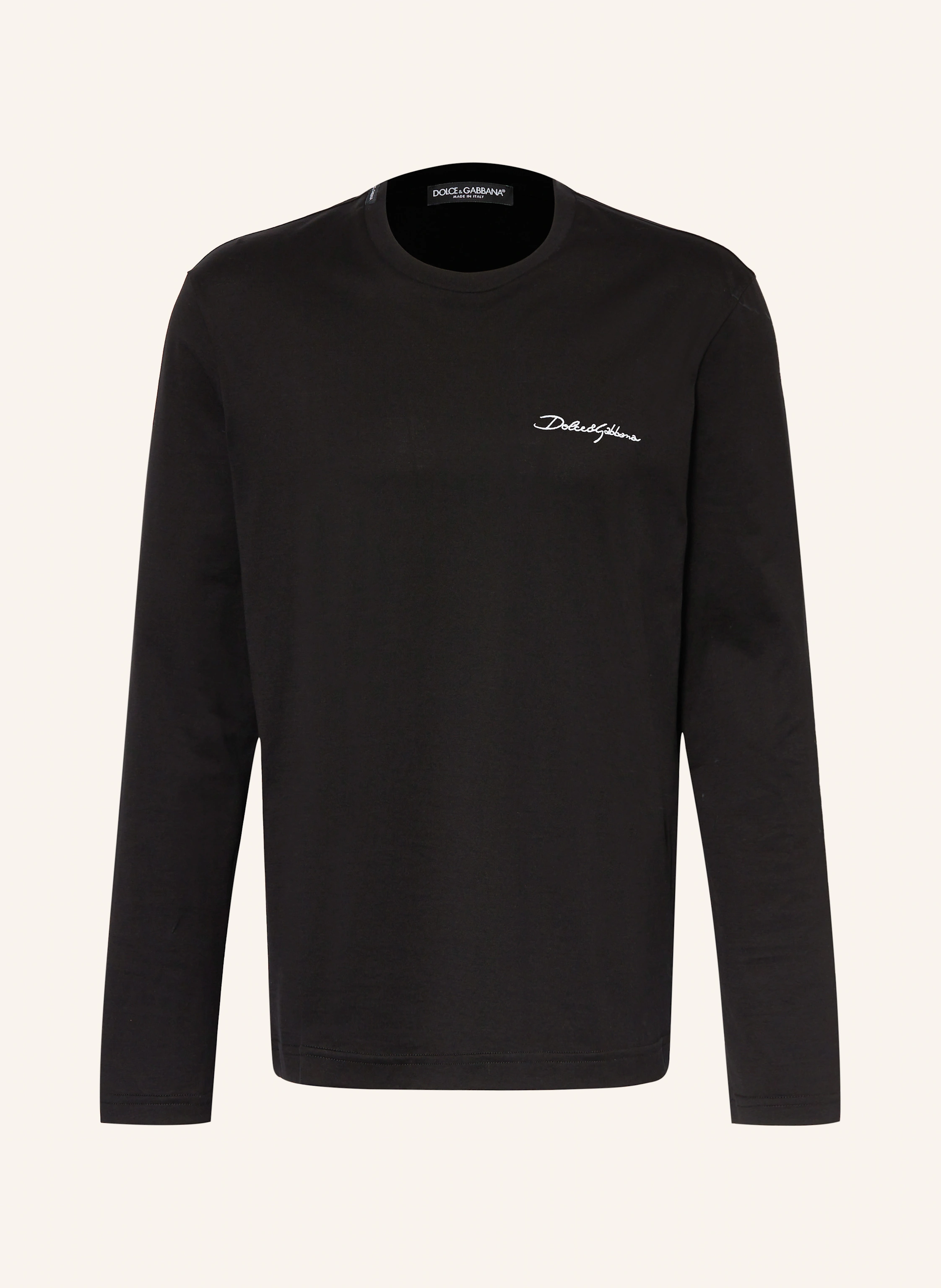 DOLCE & GABBANA Long sleeve shirt in black