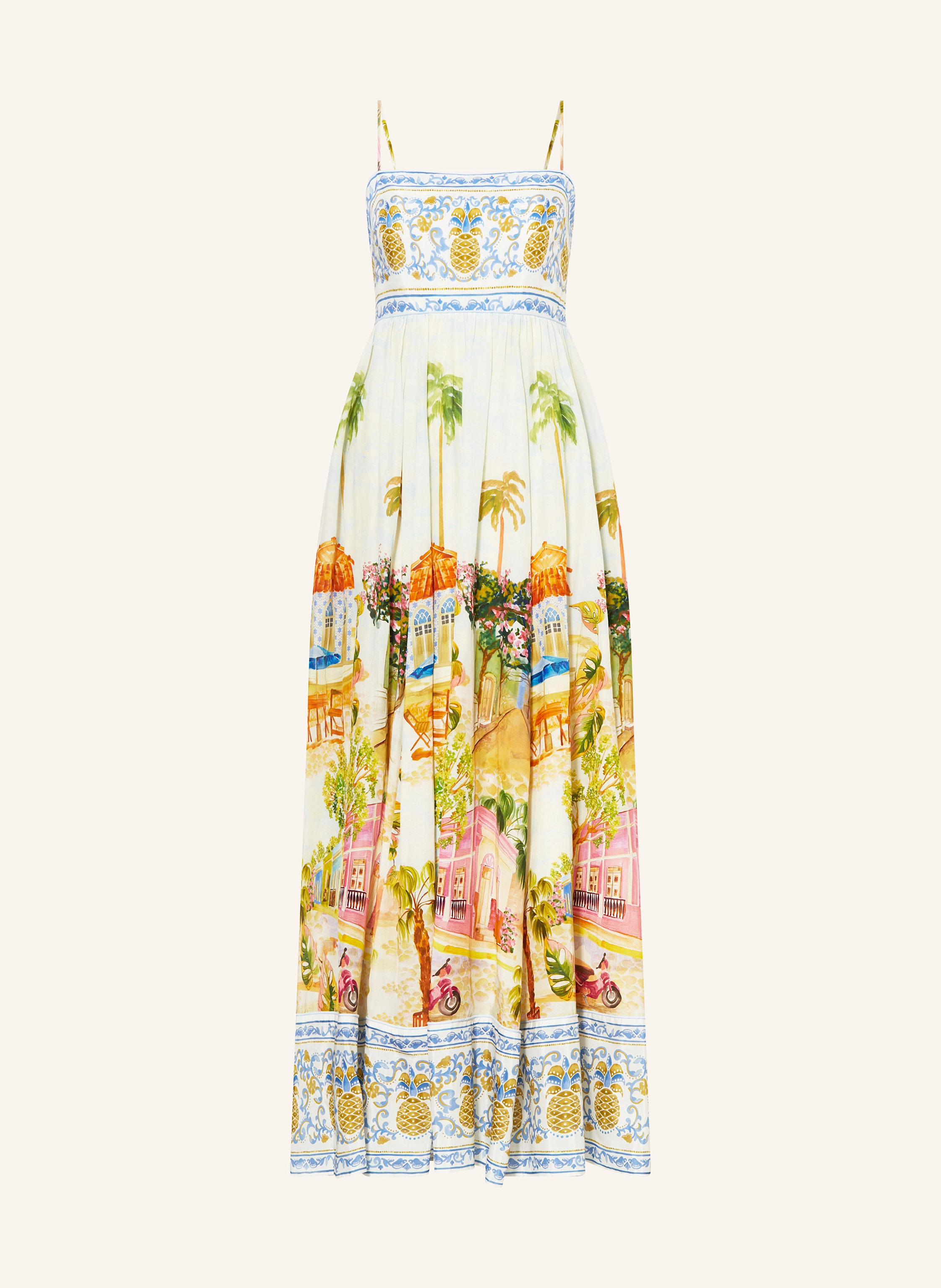 chinese dress ladies Multicolor Aracati Organic Cotton Top  FARM Rio