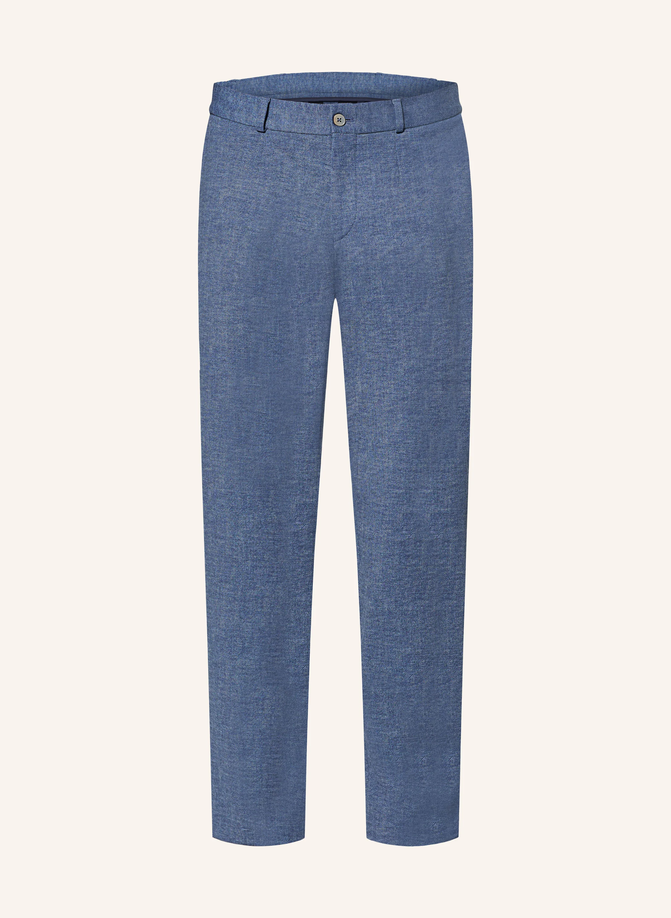 PAUL Pantaloni slim fit din jersey: 650 Albastru mediu