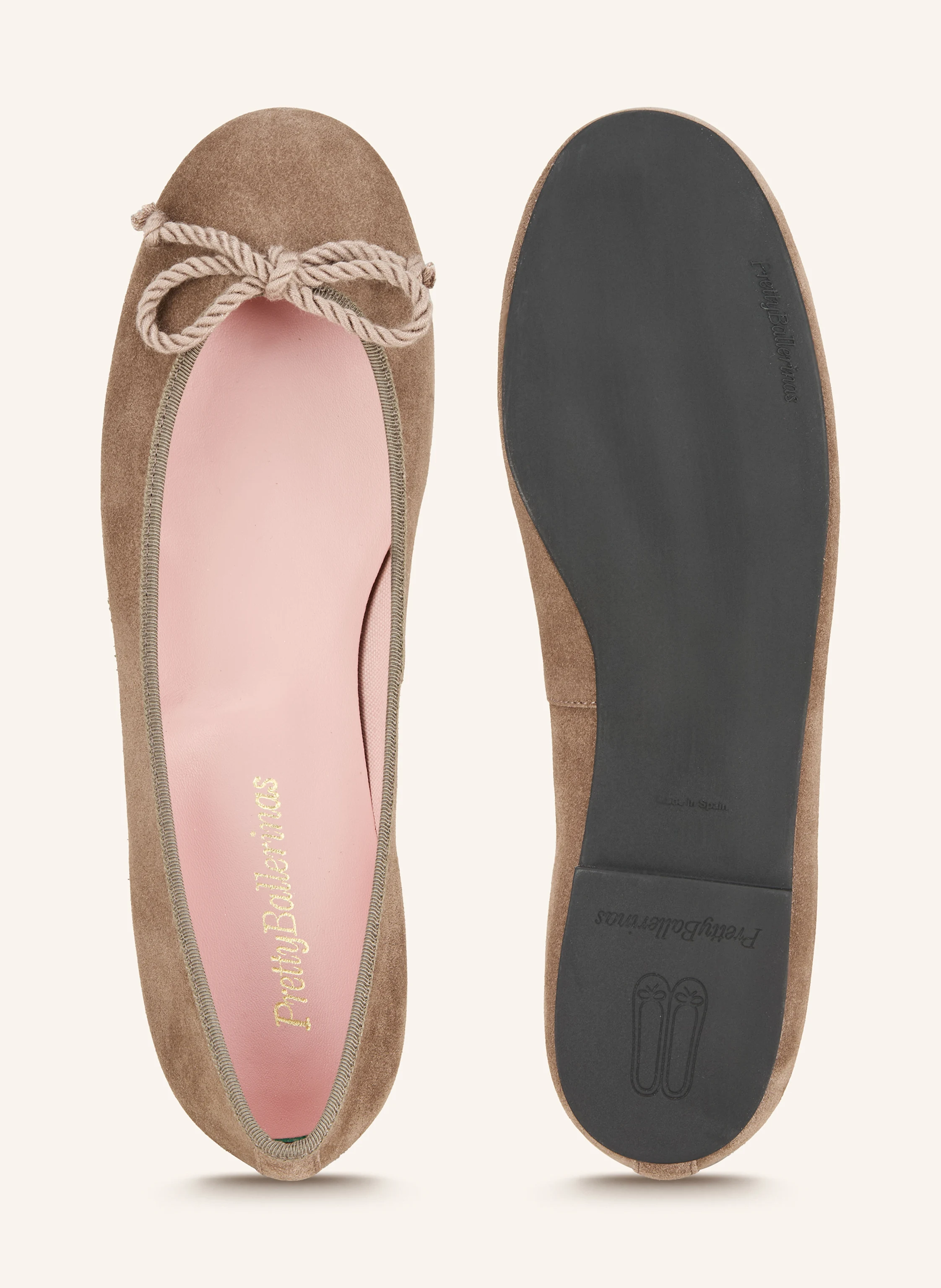 Pretty Ballerinas Ballet flats ROSARIO in brown