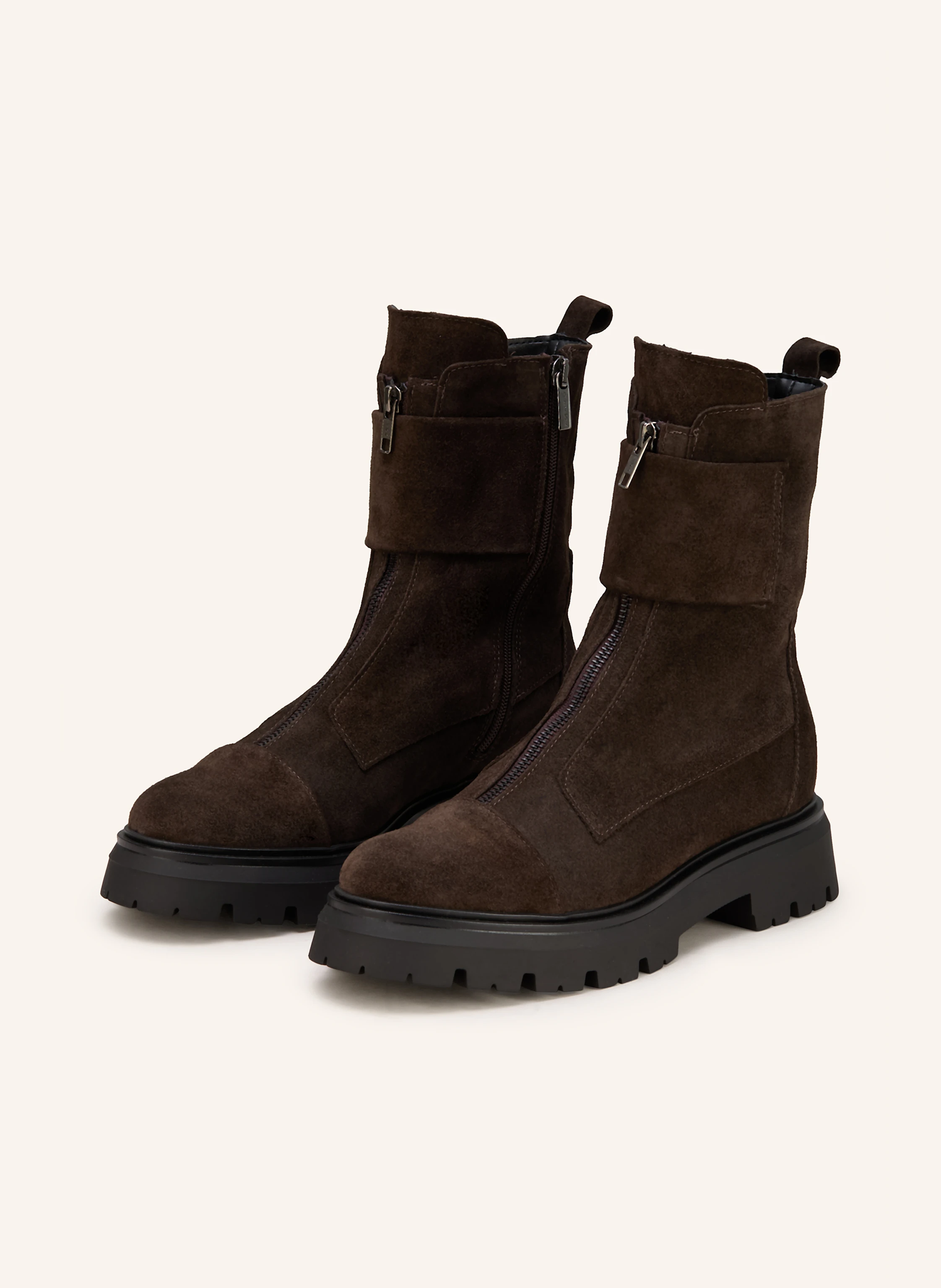 darling harbour Biker Boots in dark brown
