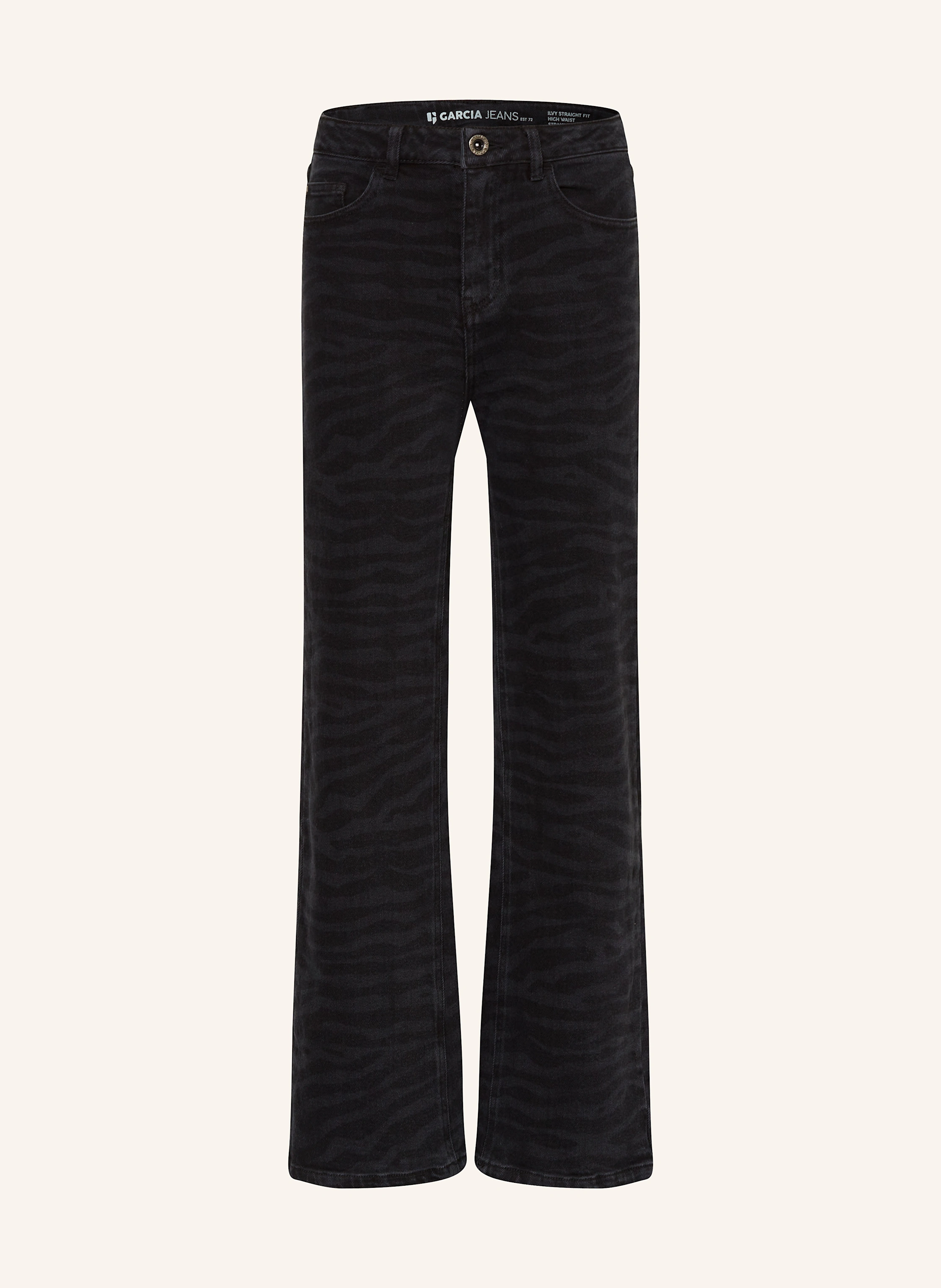 GARCIA Straight jeans MARALL: BLACK