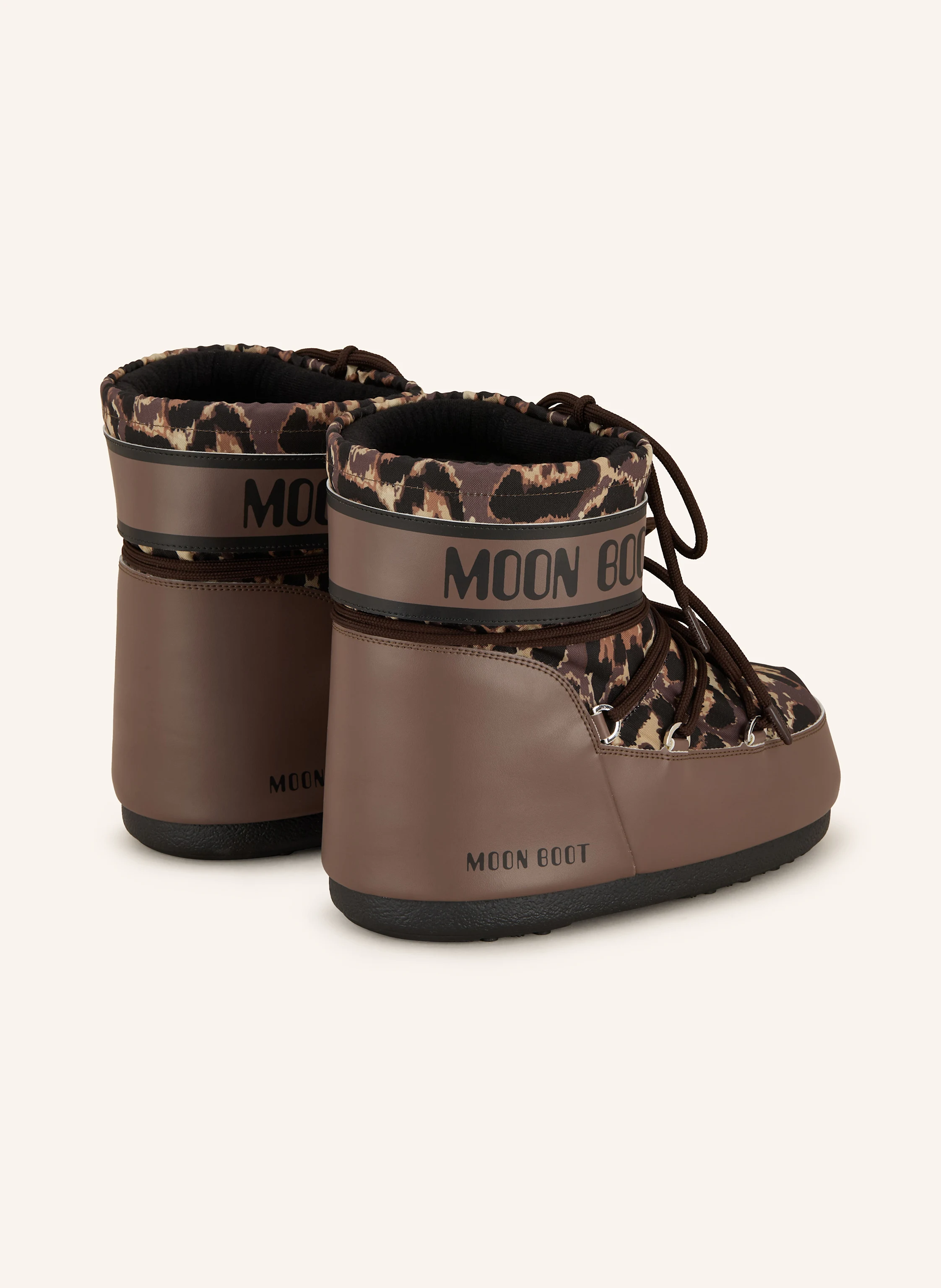 MOON BOOT Moon Boots ICON LOW in braun / gelb / schwarz