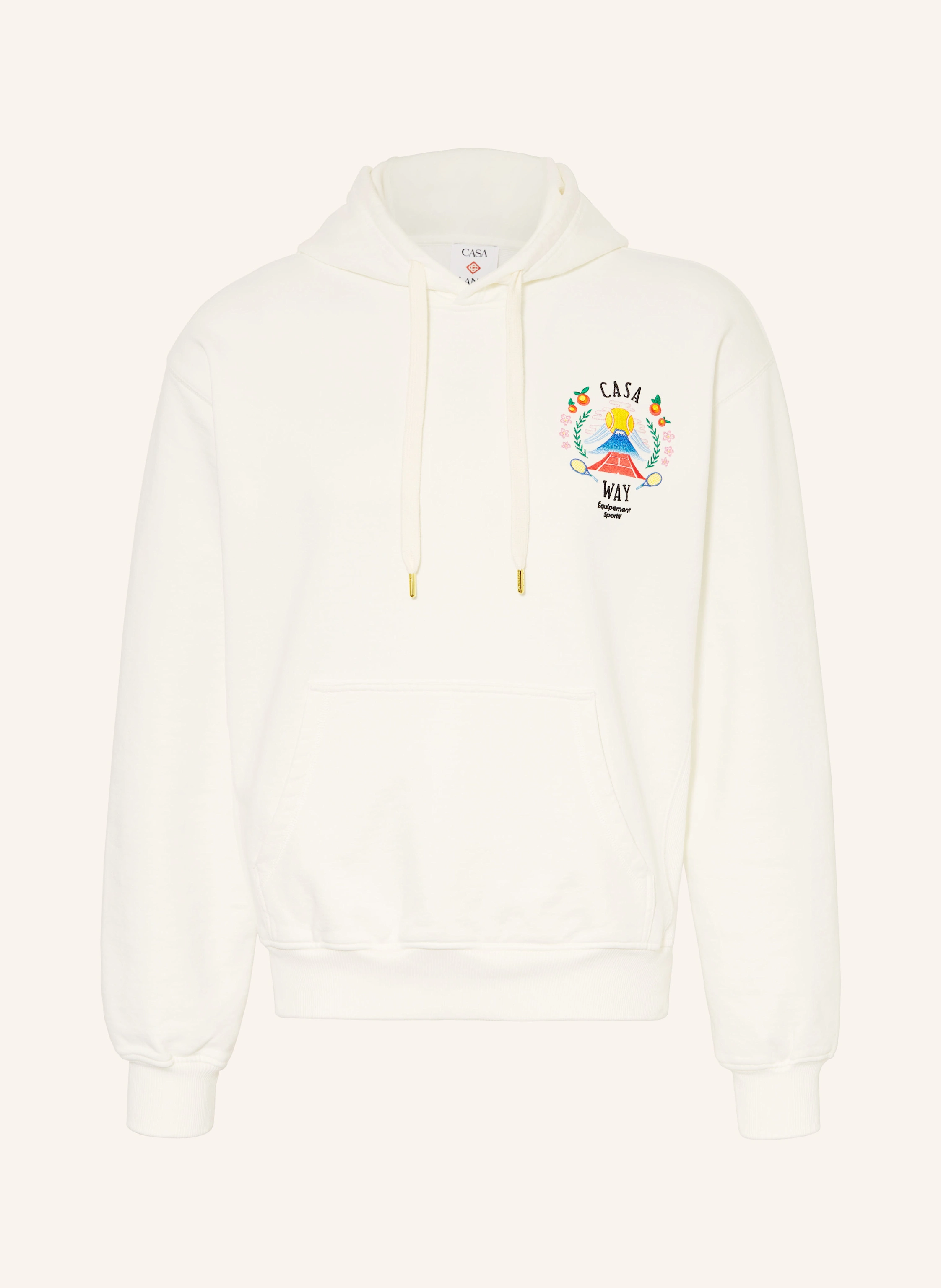 Casablanca Hoodie: CREAM