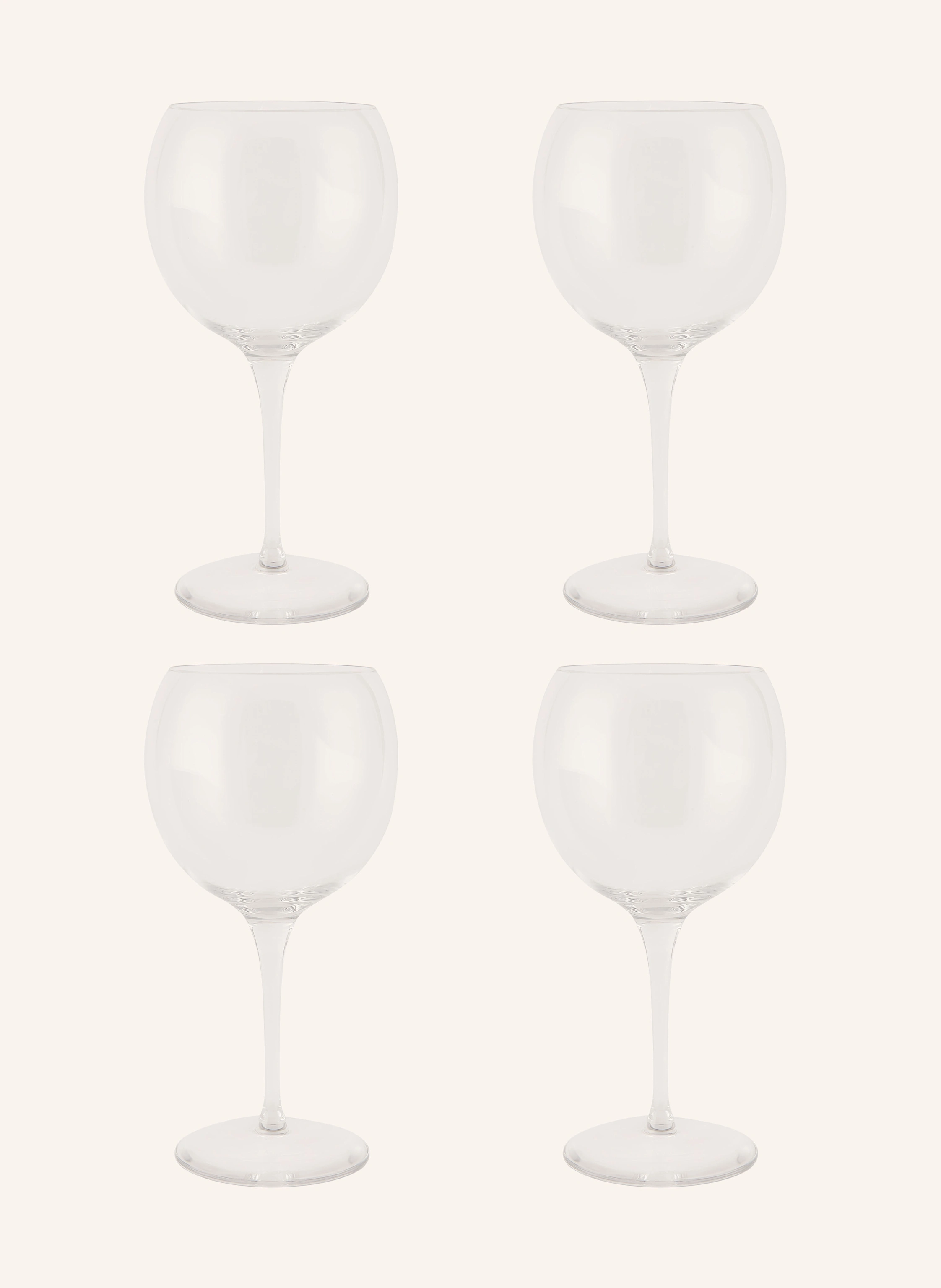 ALESSI set of 4 MAMI XL wine glasses Volume: 650 ml in white