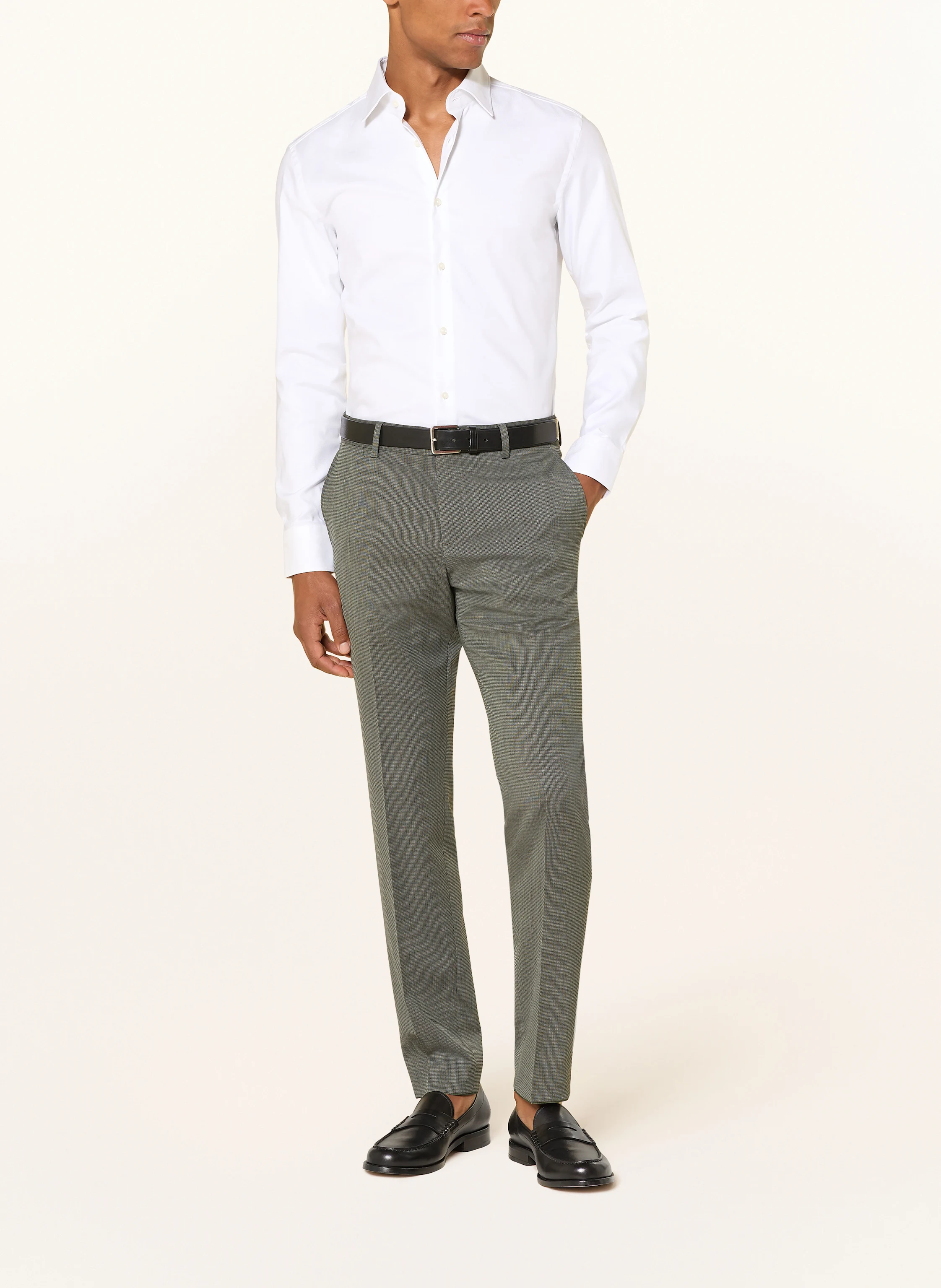 BOSS Shirt HANK slim fit: WHITE