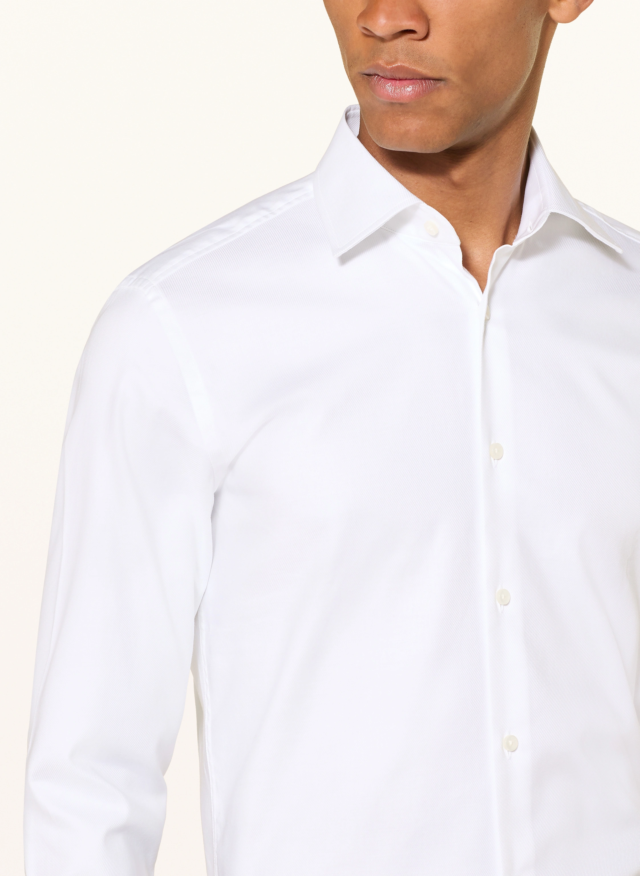 BOSS Shirt HANK slim fit: WHITE