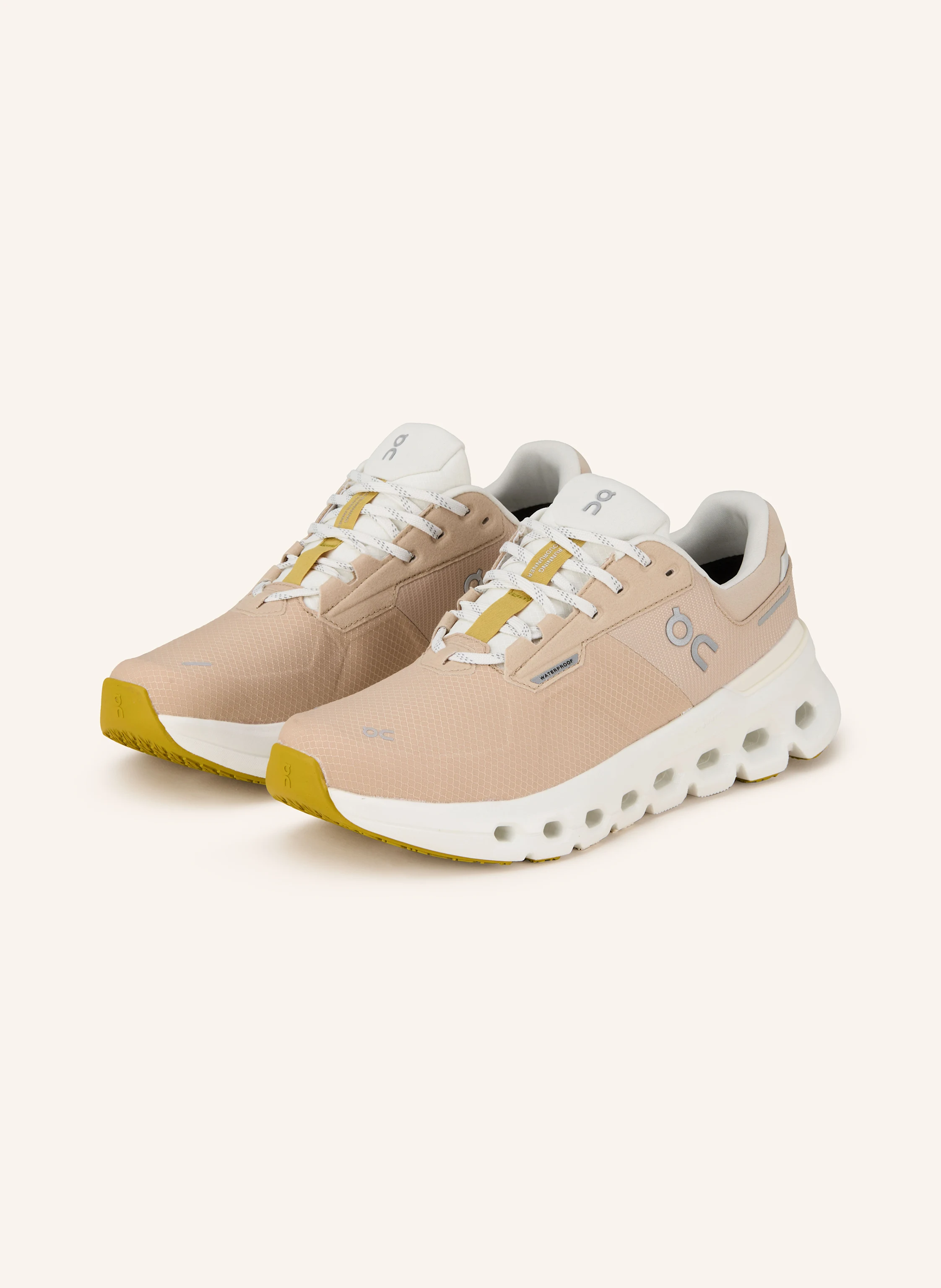 On Laufschuhe CLOUDRUNNER WATERPROOF in beige