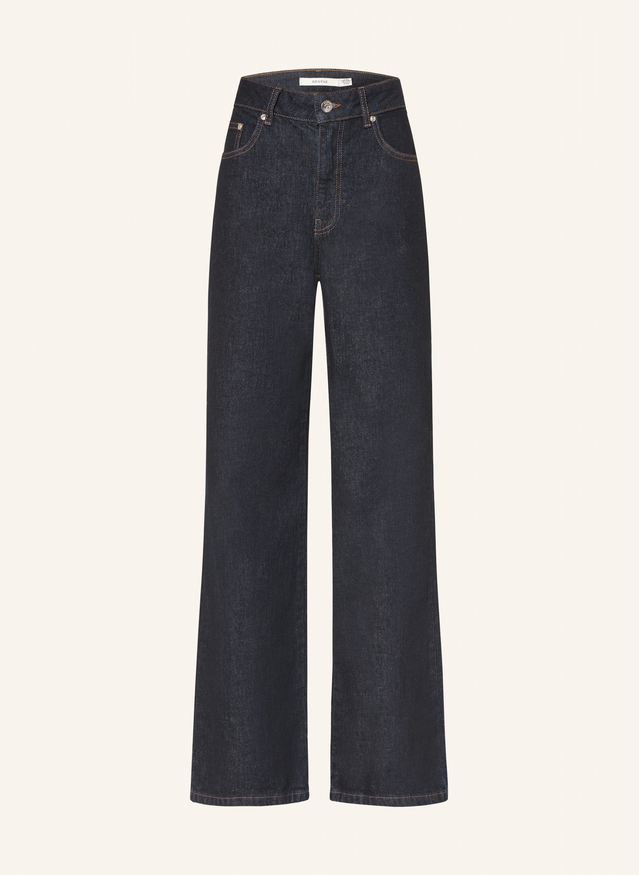 GESTUZ Wide leg jeans GZSUMMER: 107896 Unwashed denim