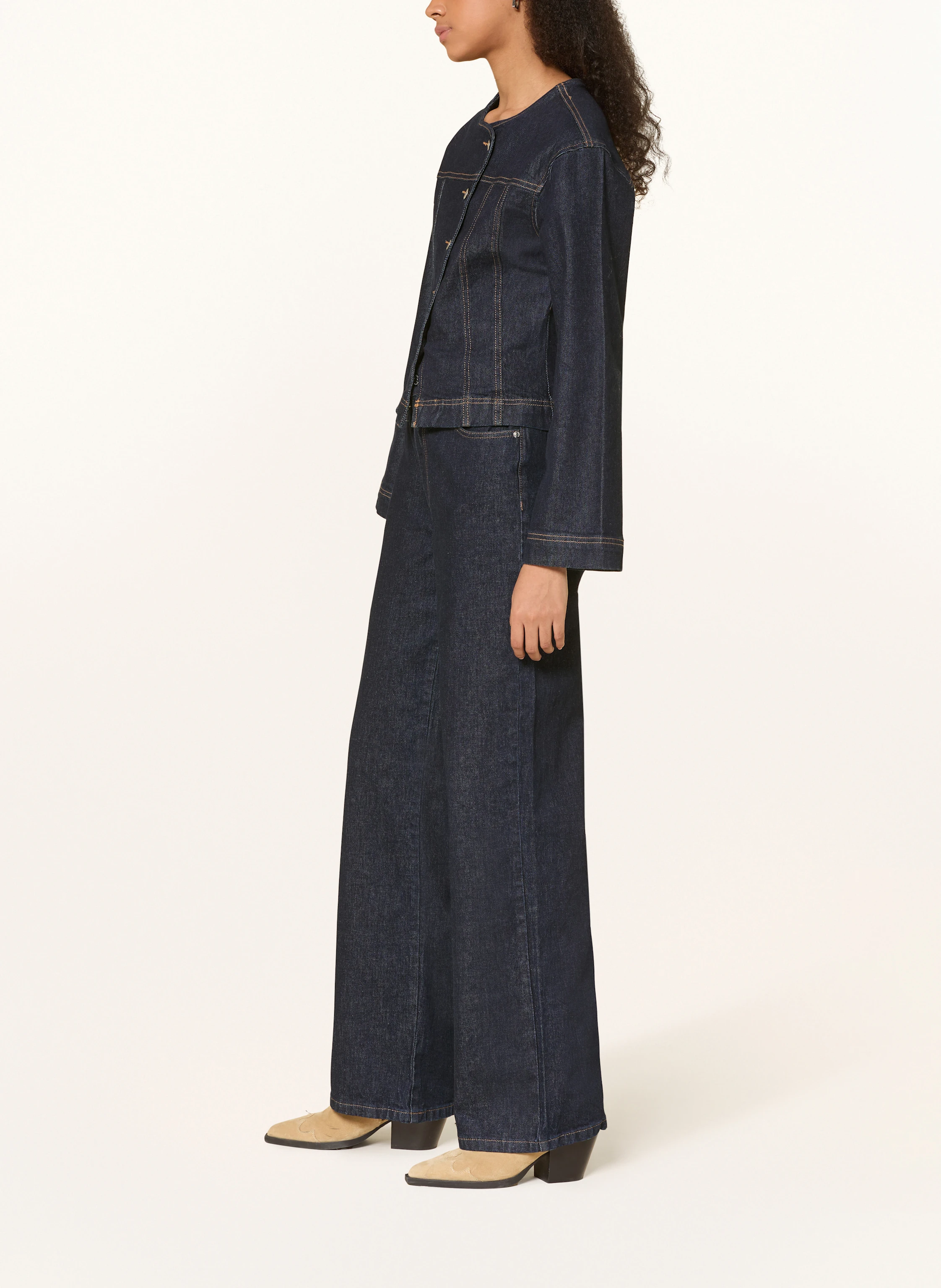 GESTUZ Wide leg jeans GZSUMMER: 107896 Unwashed denim