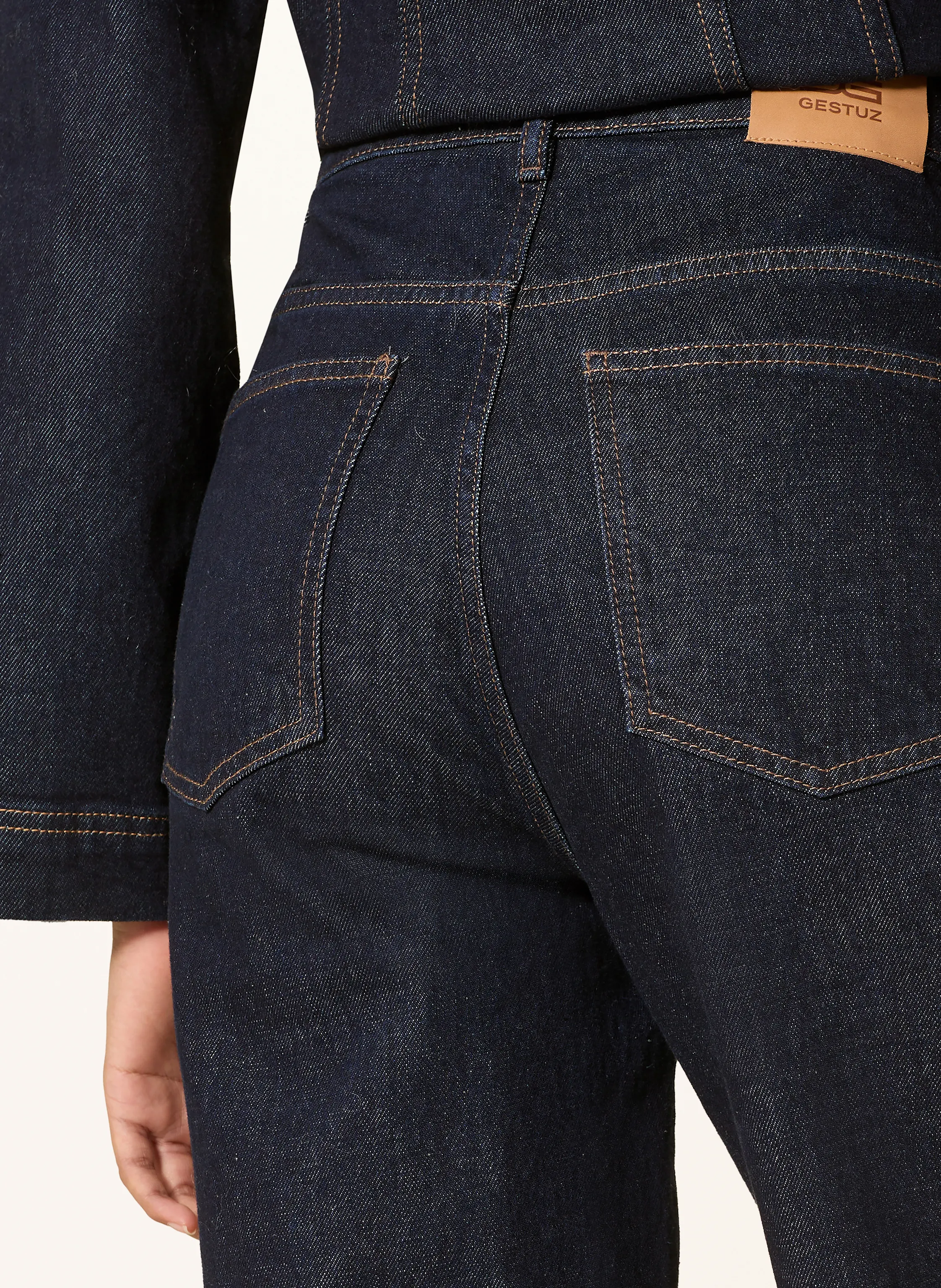 GESTUZ Wide leg jeans GZSUMMER: 107896 Unwashed denim