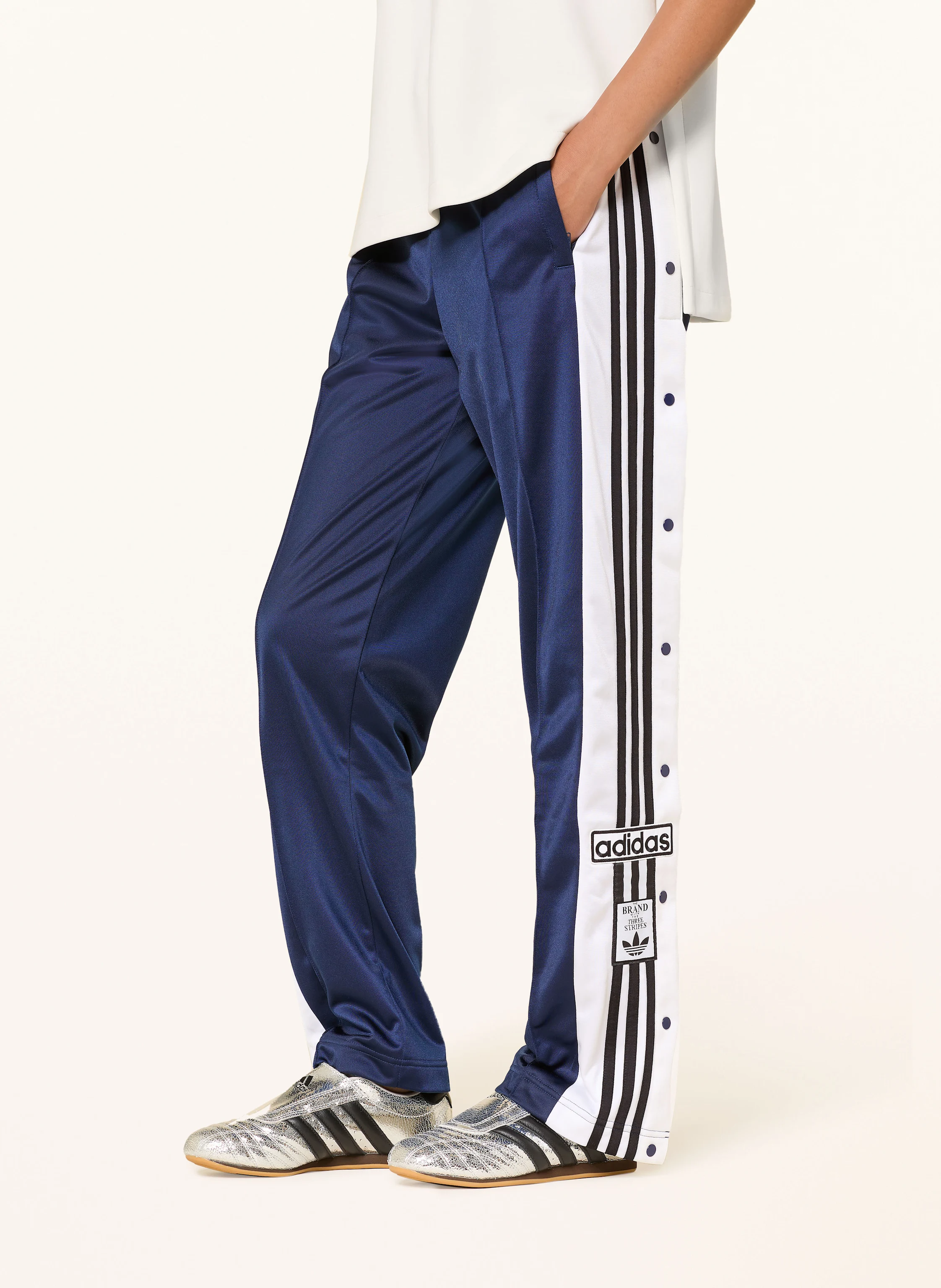 adidas Originals Track pants ADIBREAK in dark blue/ white/ black