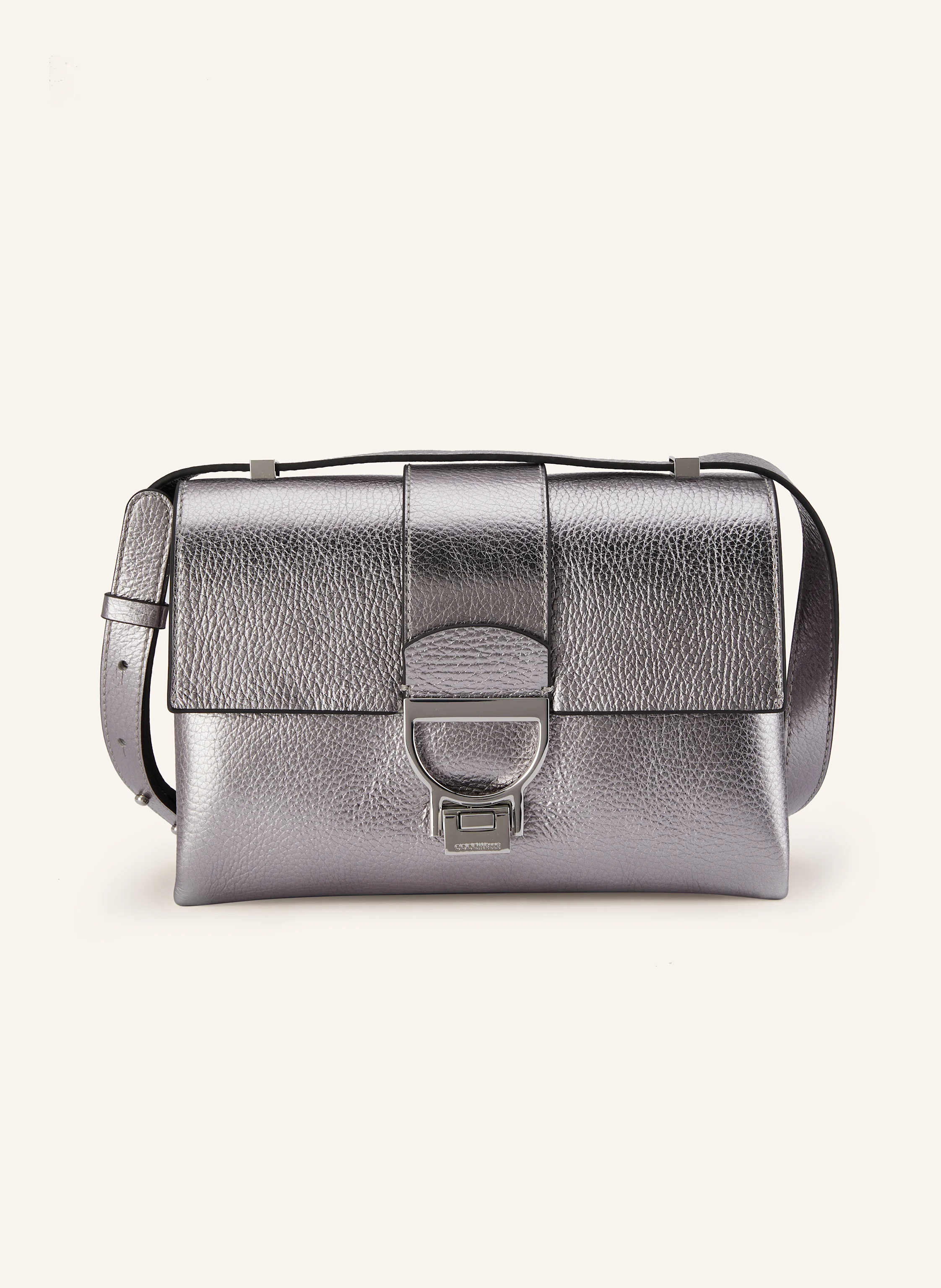 COCCINELLE Crossbody bag in silver