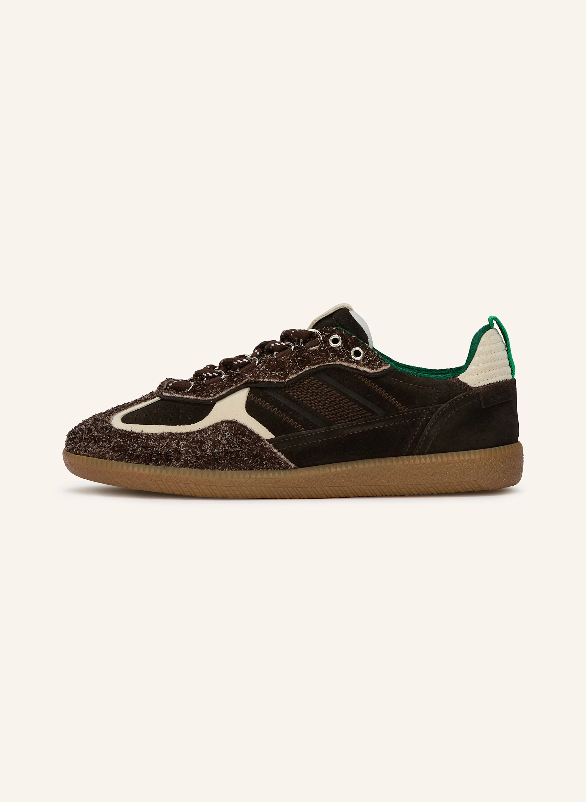 ALOHAS Sneaker TB.490: DARK BROWN / ECRU / GREEN