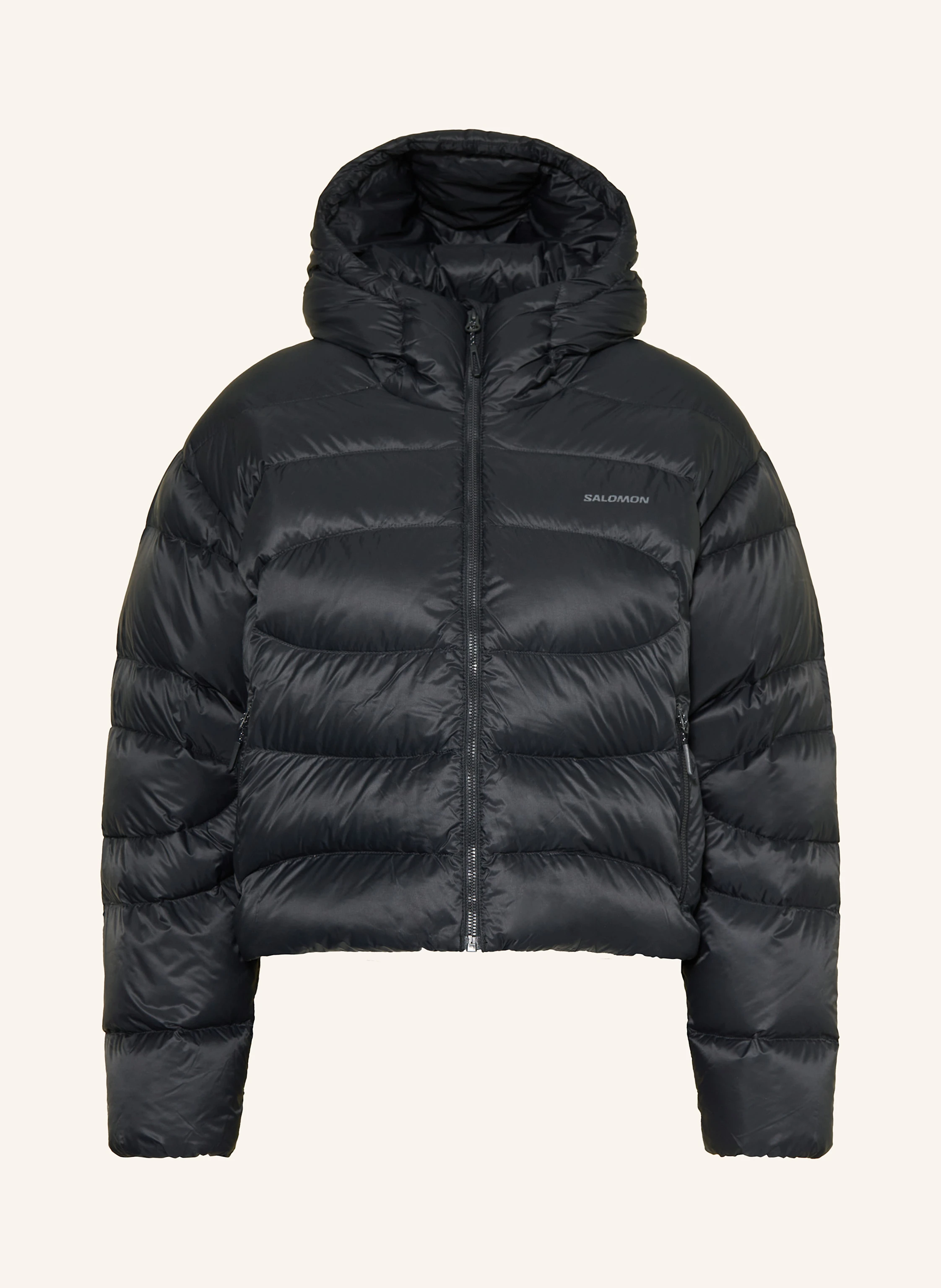 SALOMON OUTLINE NOVELTY down jacket in black