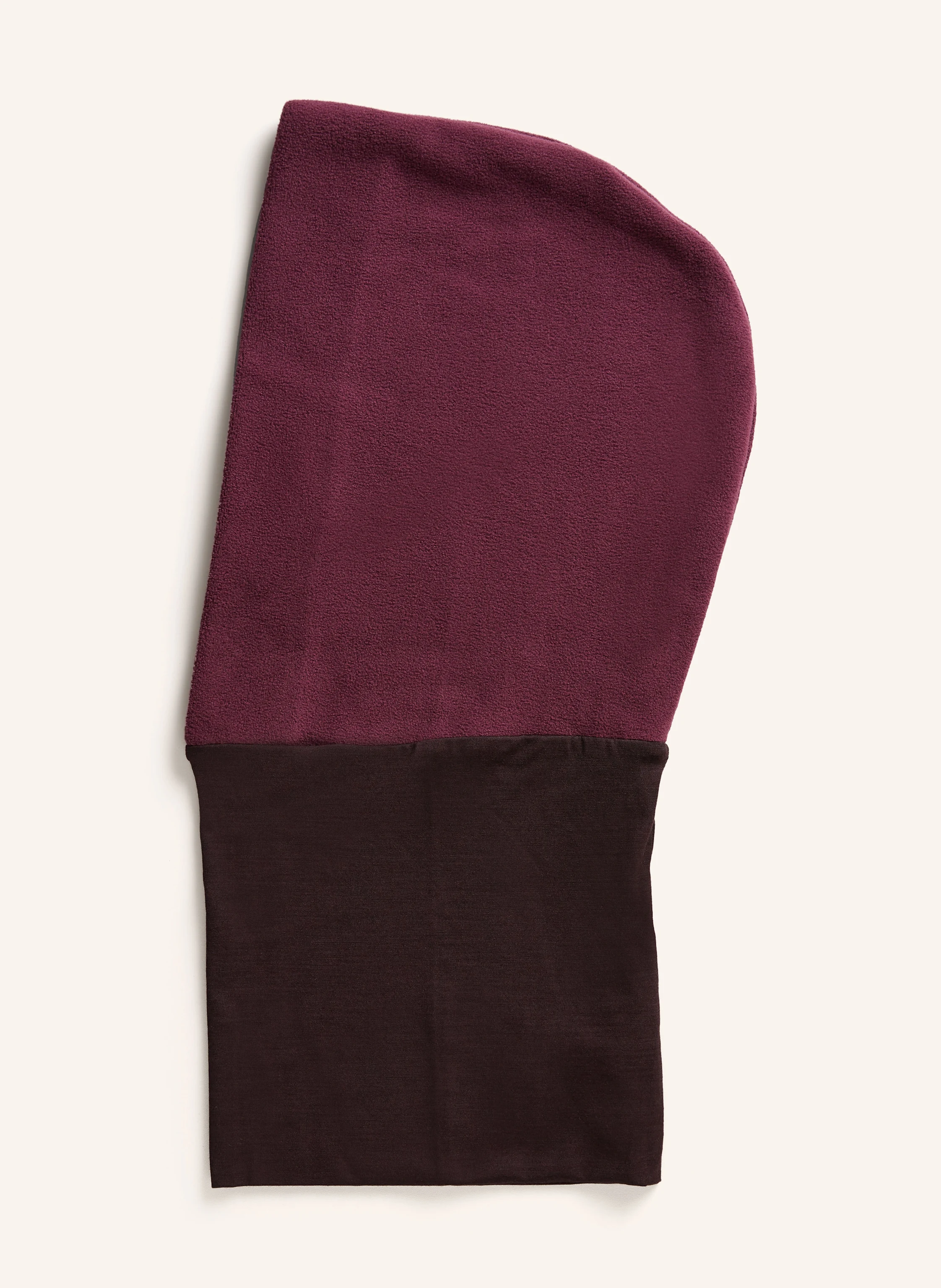 JEANNE BARET Fleecemössa ROCHEFORT: MÖRKLILA
