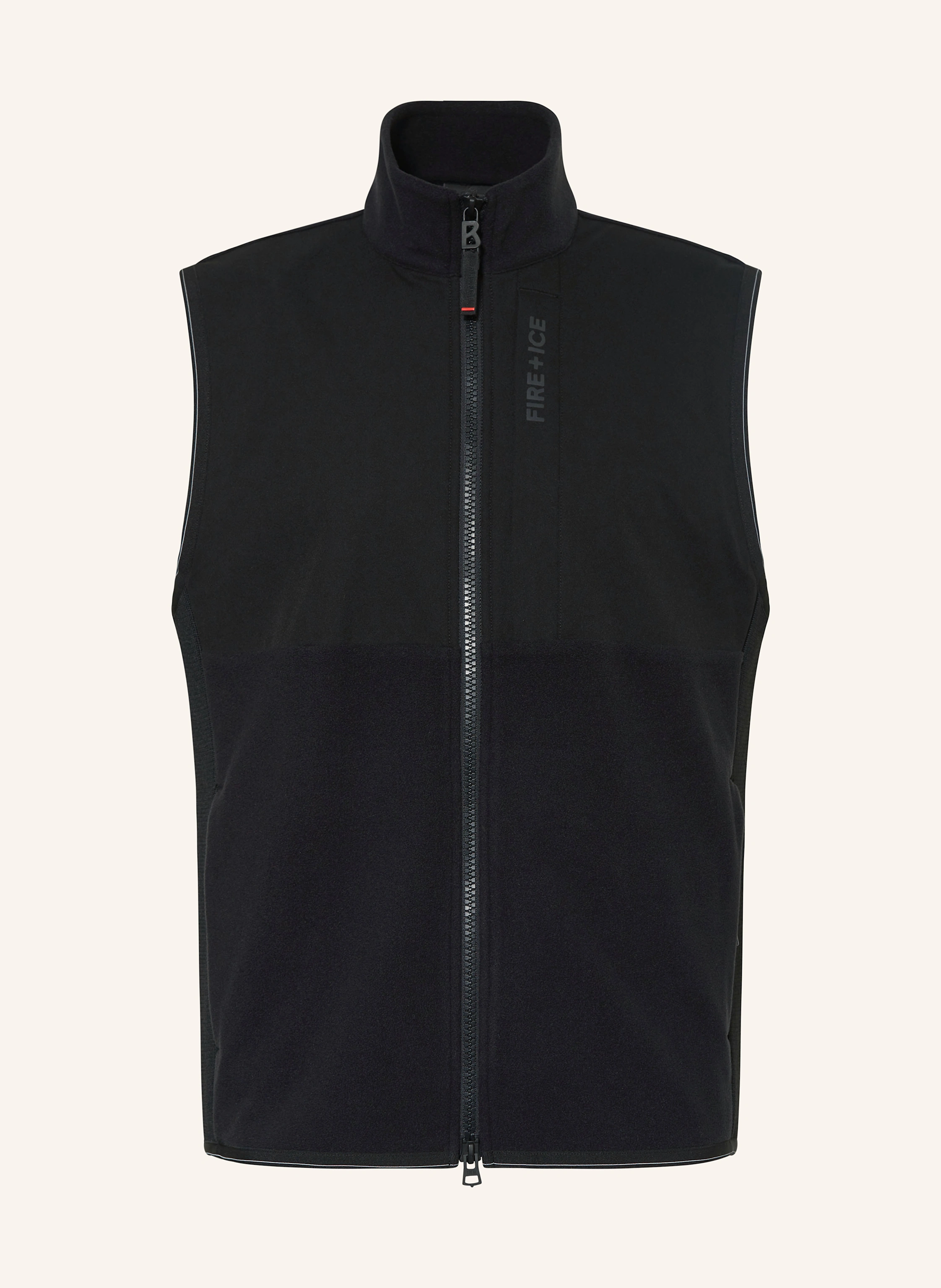 ジャケット・アウター LIMI feu 23SS ICE & FIRE PT RIDERS VEST FIRE+ICE LAIS fleece vest in black