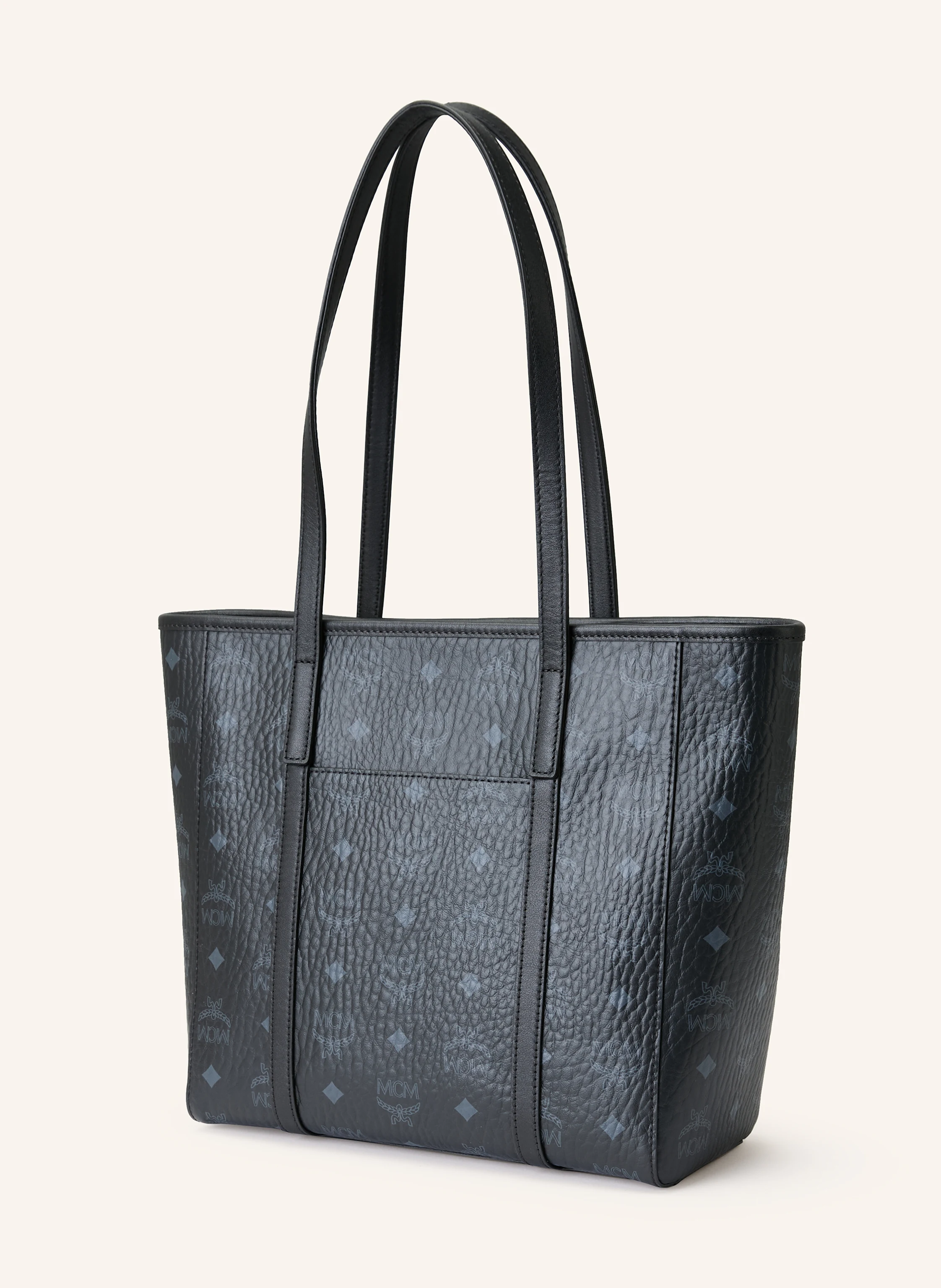 MCM Shopper TONI SMALL in black/ gray
