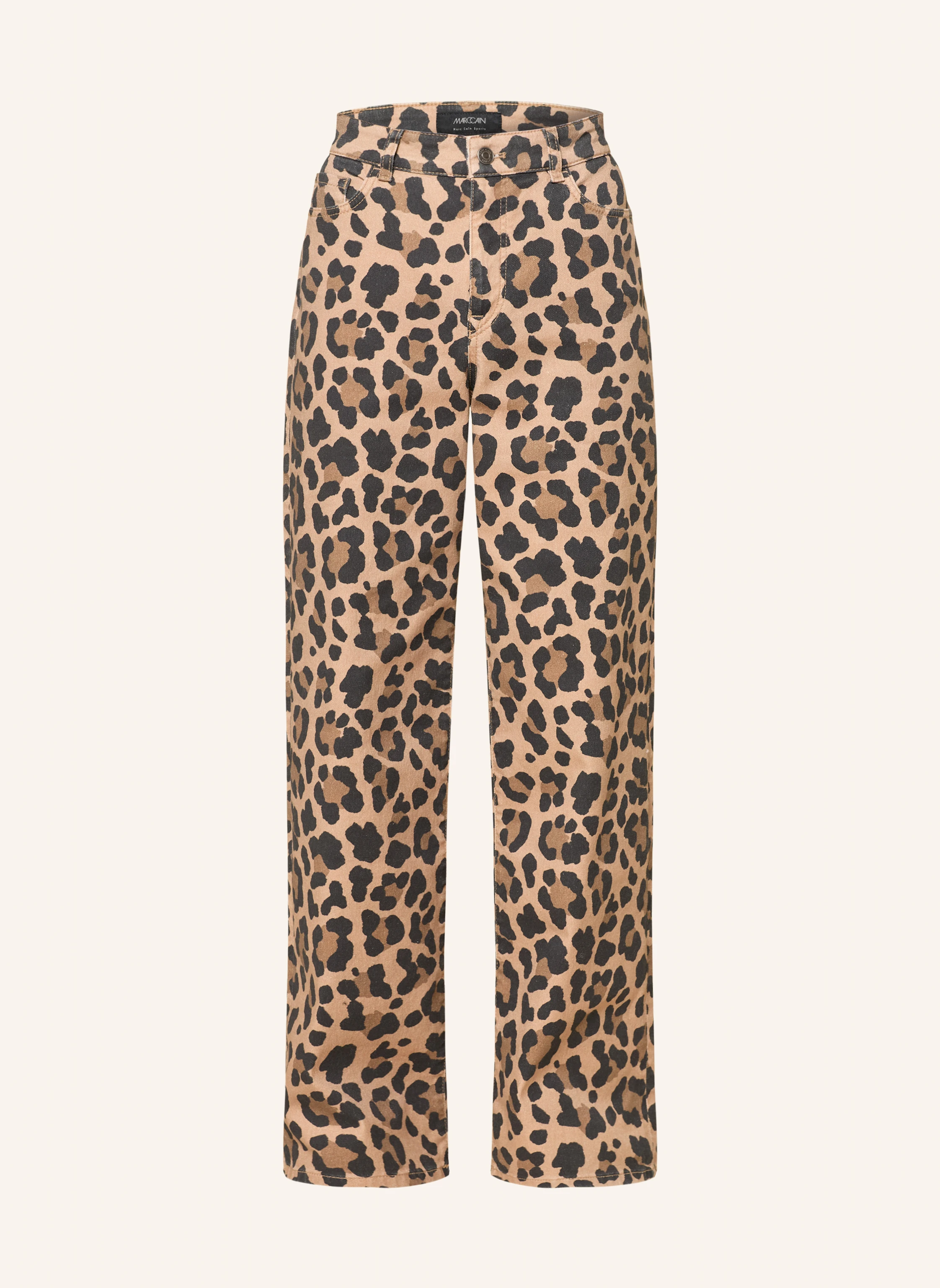 MARC CAIN Wide Leg Jeans WIGAN: 624 milk coffee