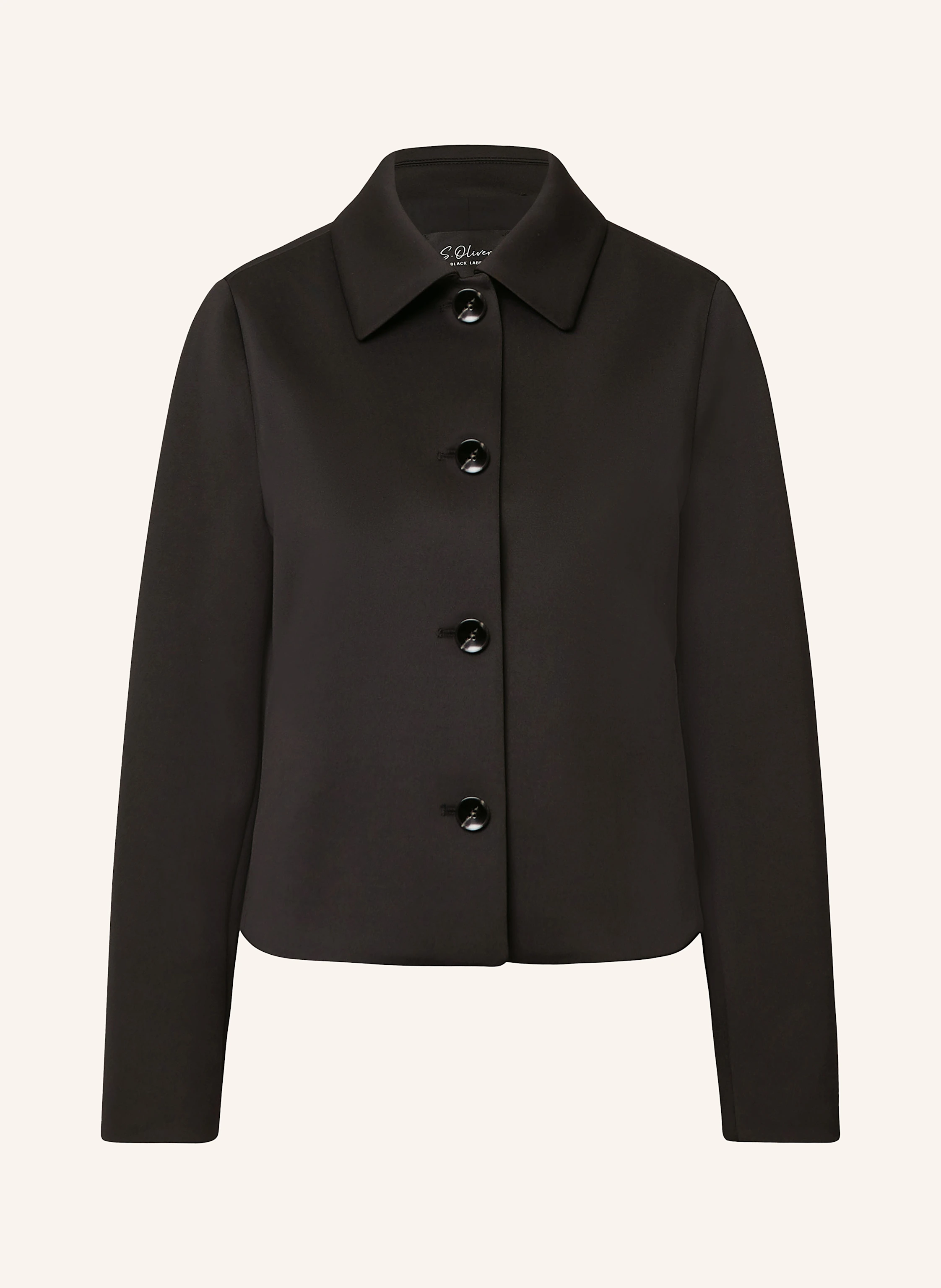 s.Oliver BLACK LABEL Camicia a Maniche Lunghe con Volant Donna