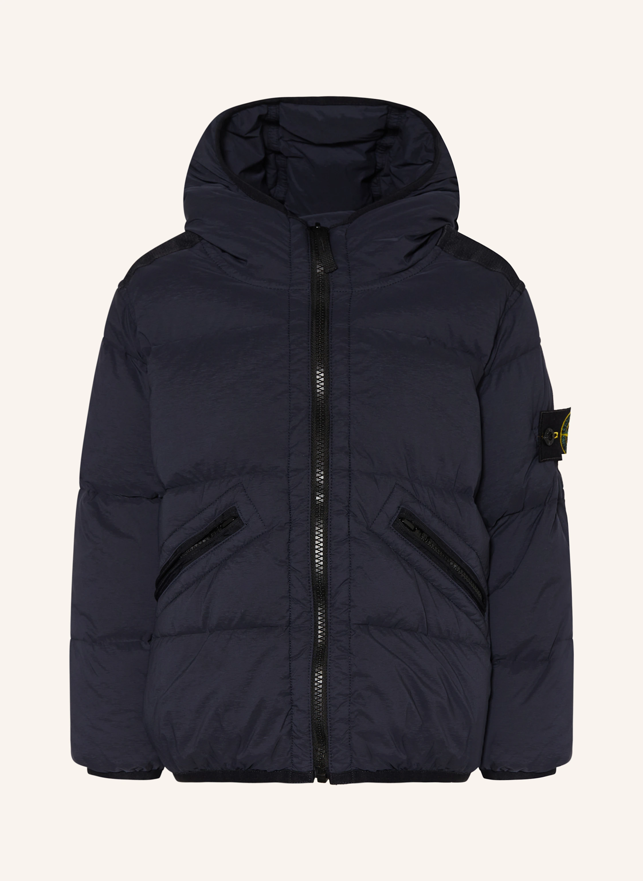 STONE ISLAND JUNIOR Down jacket KIDS in dark blue