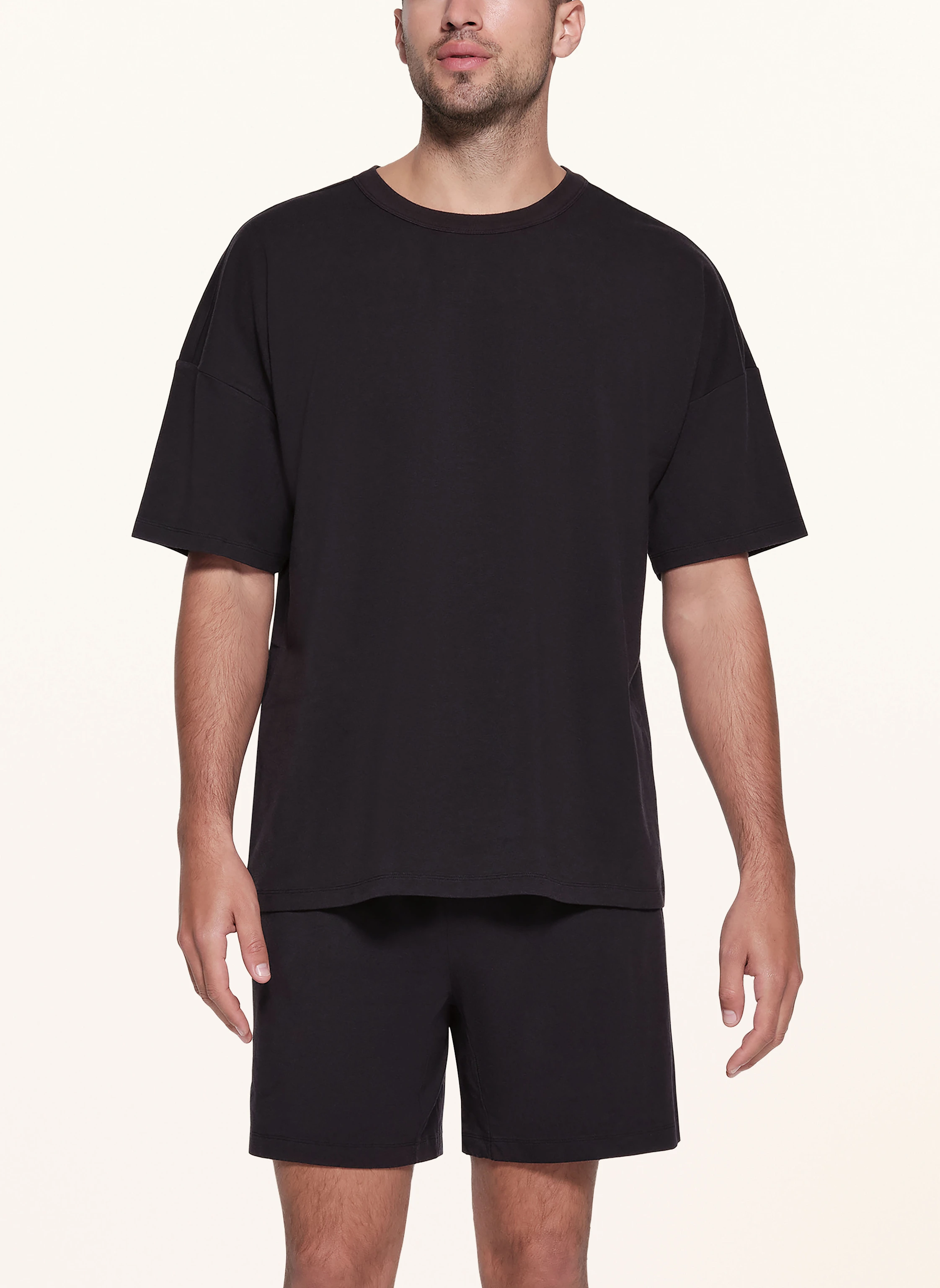 SKIMS Lounge shirt JERSEY LOUNGE: BLACK