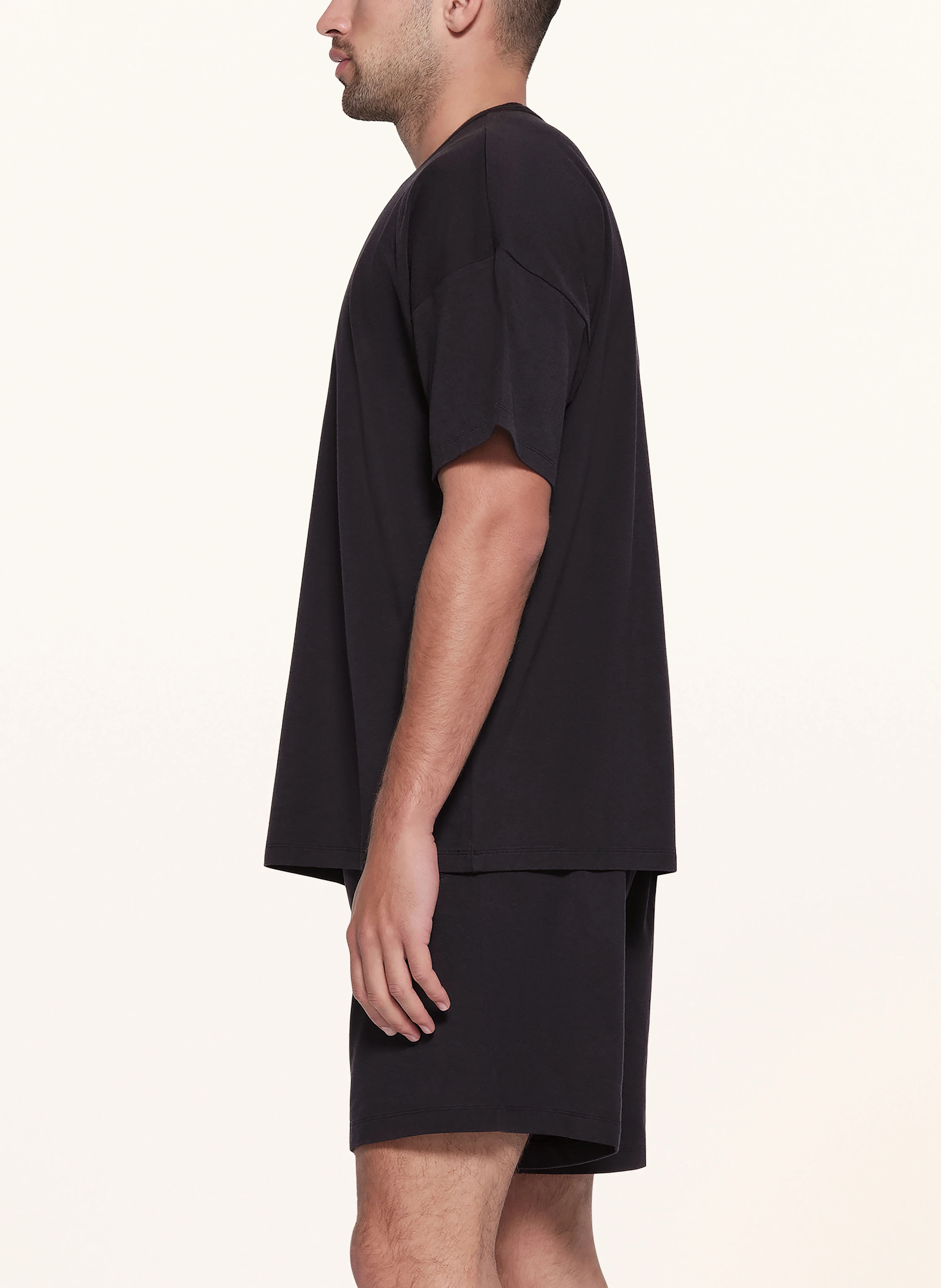 SKIMS Lounge shirt JERSEY LOUNGE: BLACK