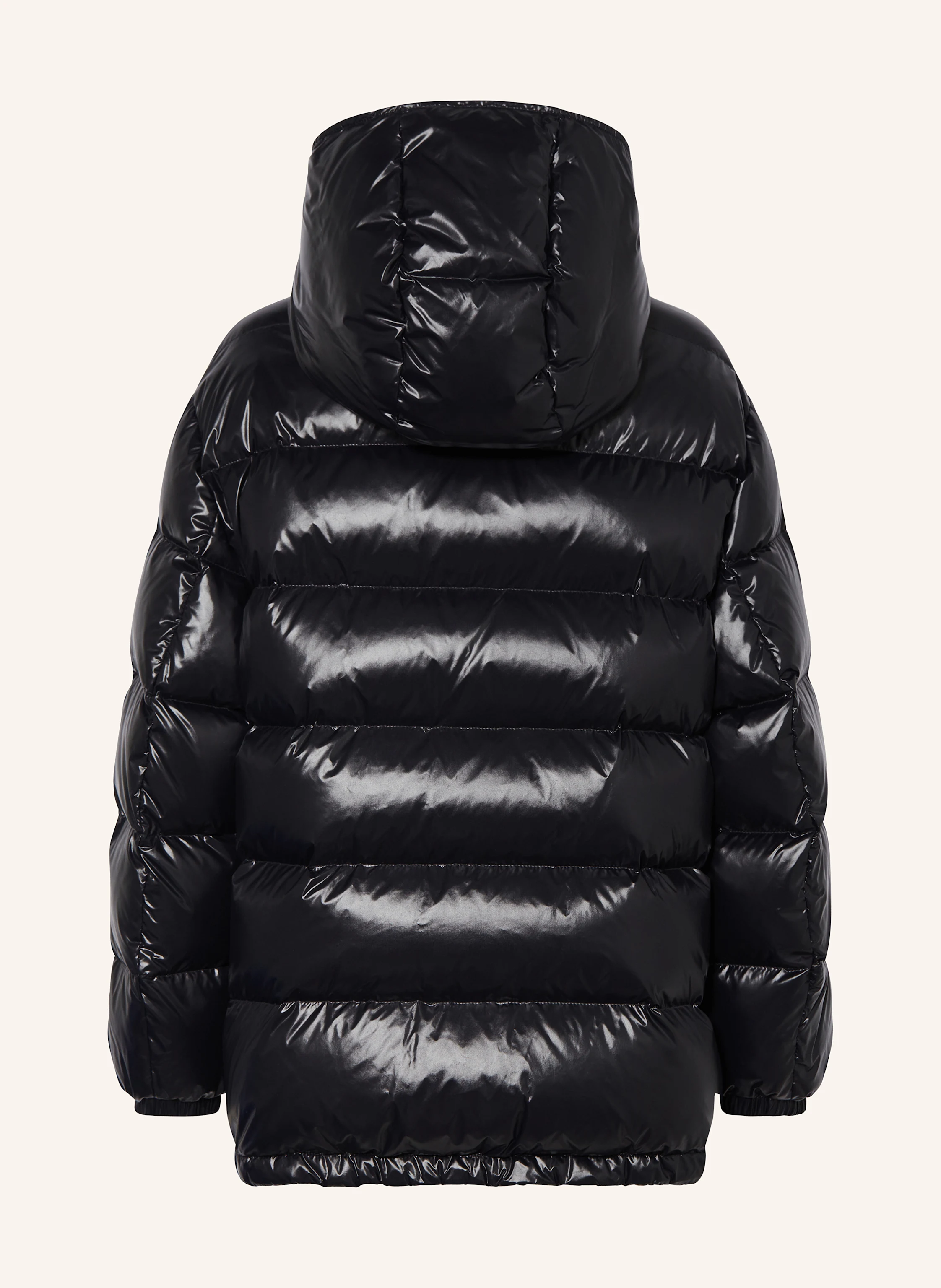 DOLCE & GABBANA Down jacket with removable hood KIDS in black