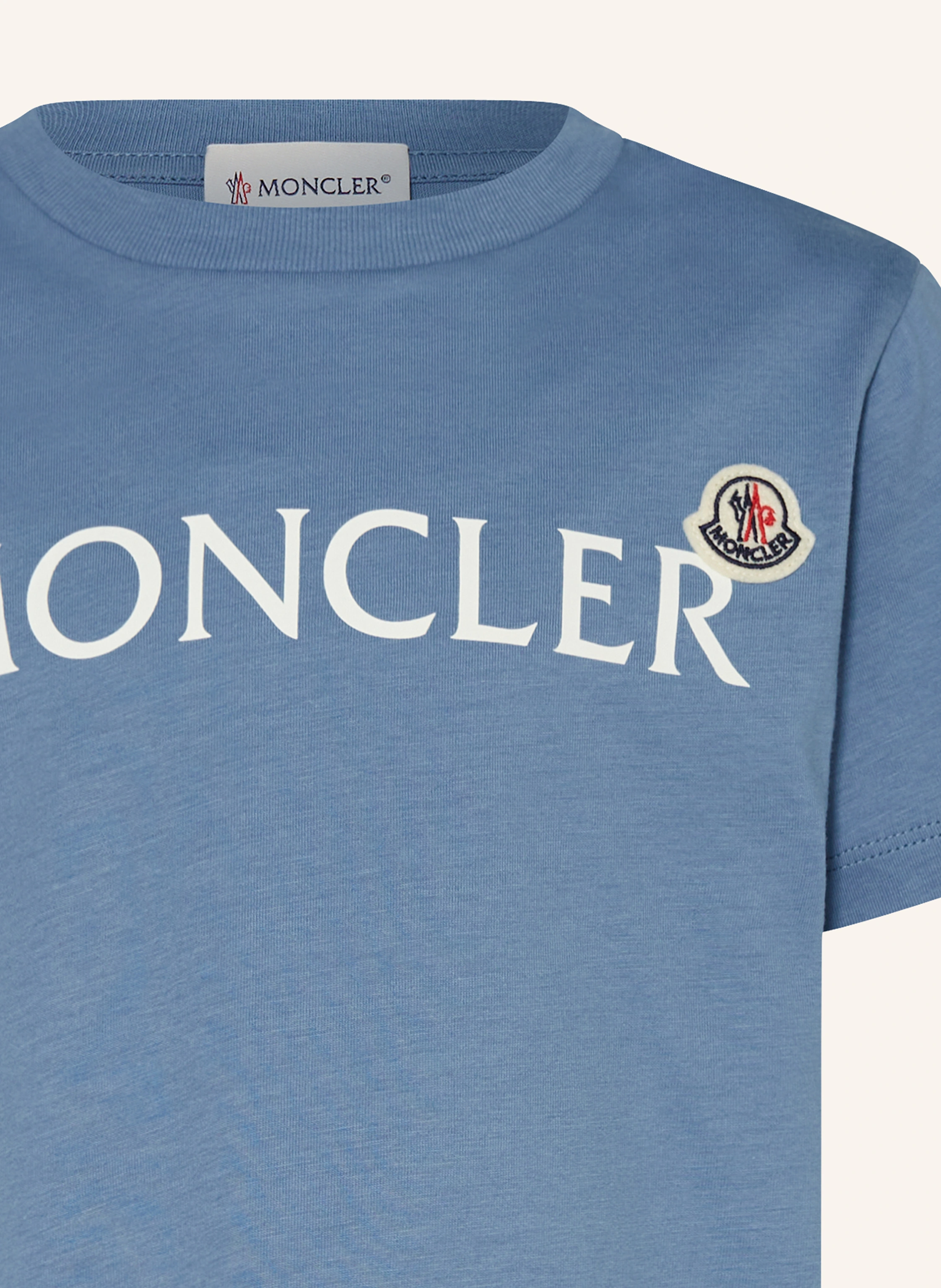 MONCLER enfant T-shirt: LYSEBLÅ