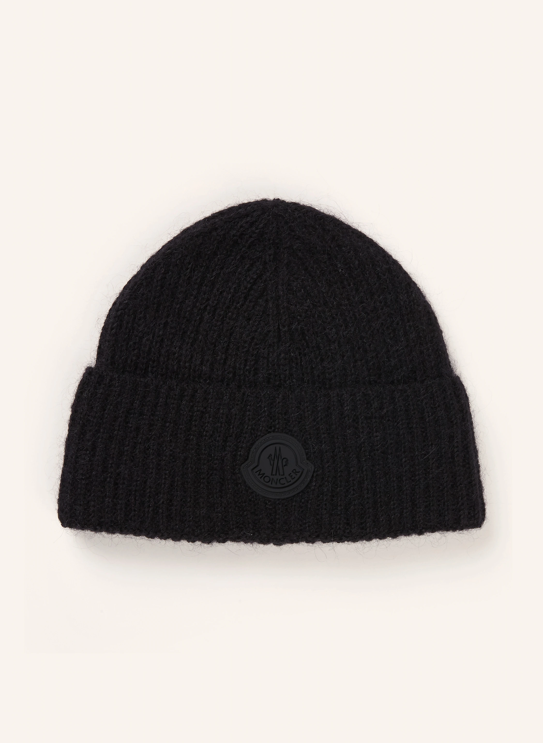 MONCLER ブラック ビーニー MONCLER fragment Beanie 