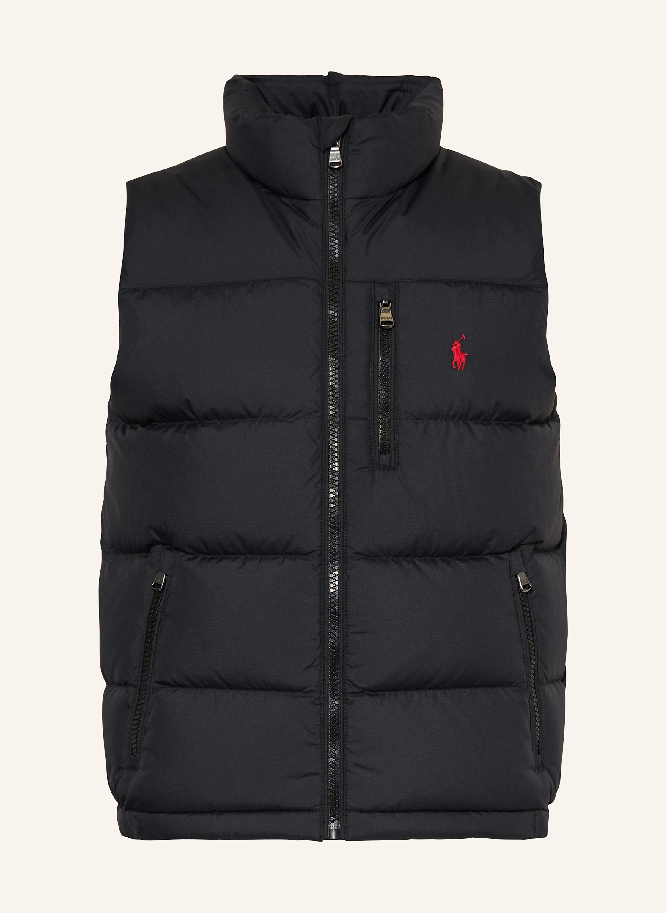 POLO RALPH LAUREN Down vest KIDS in black