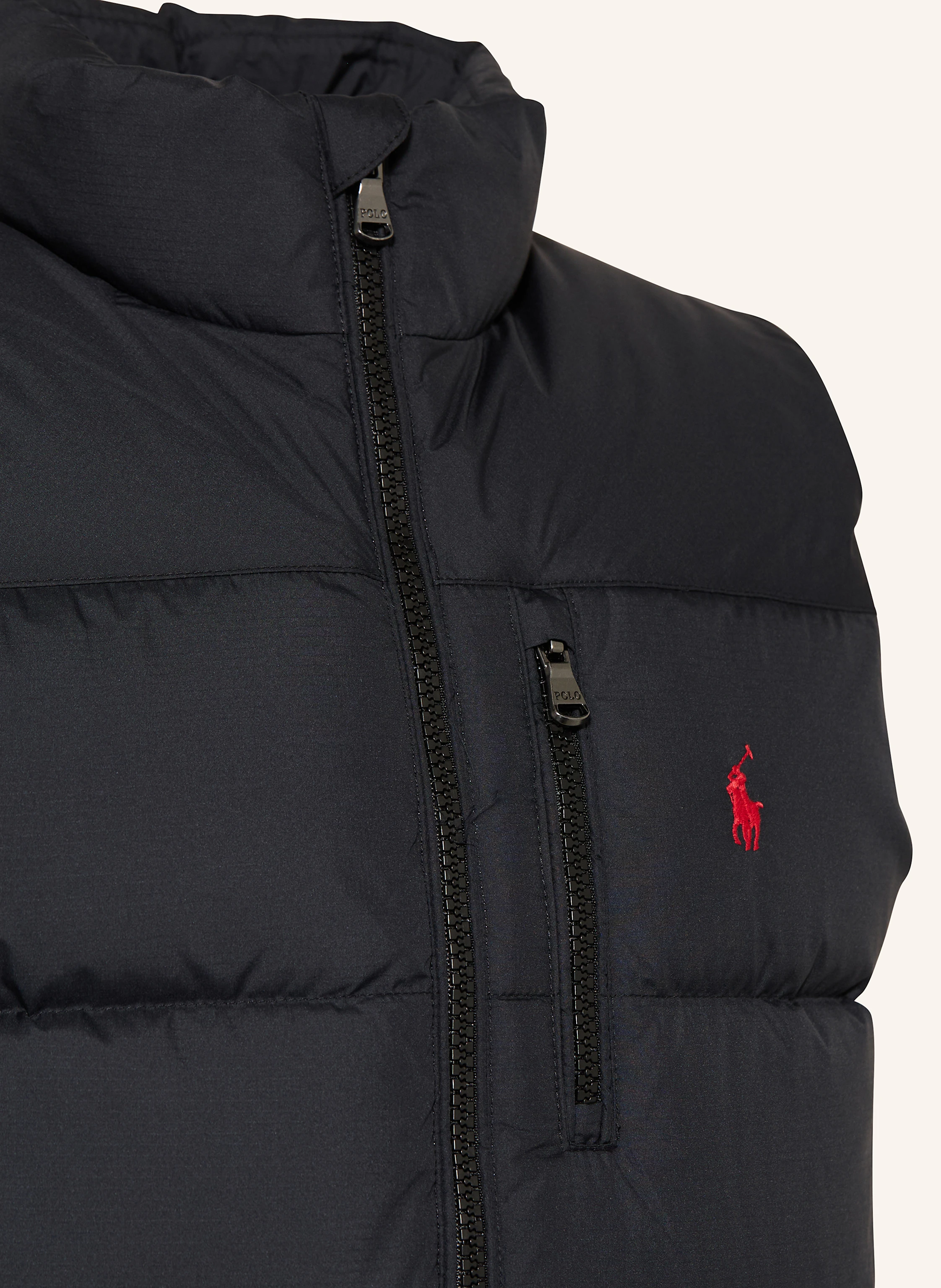 POLO RALPH LAUREN Down vest KIDS in black