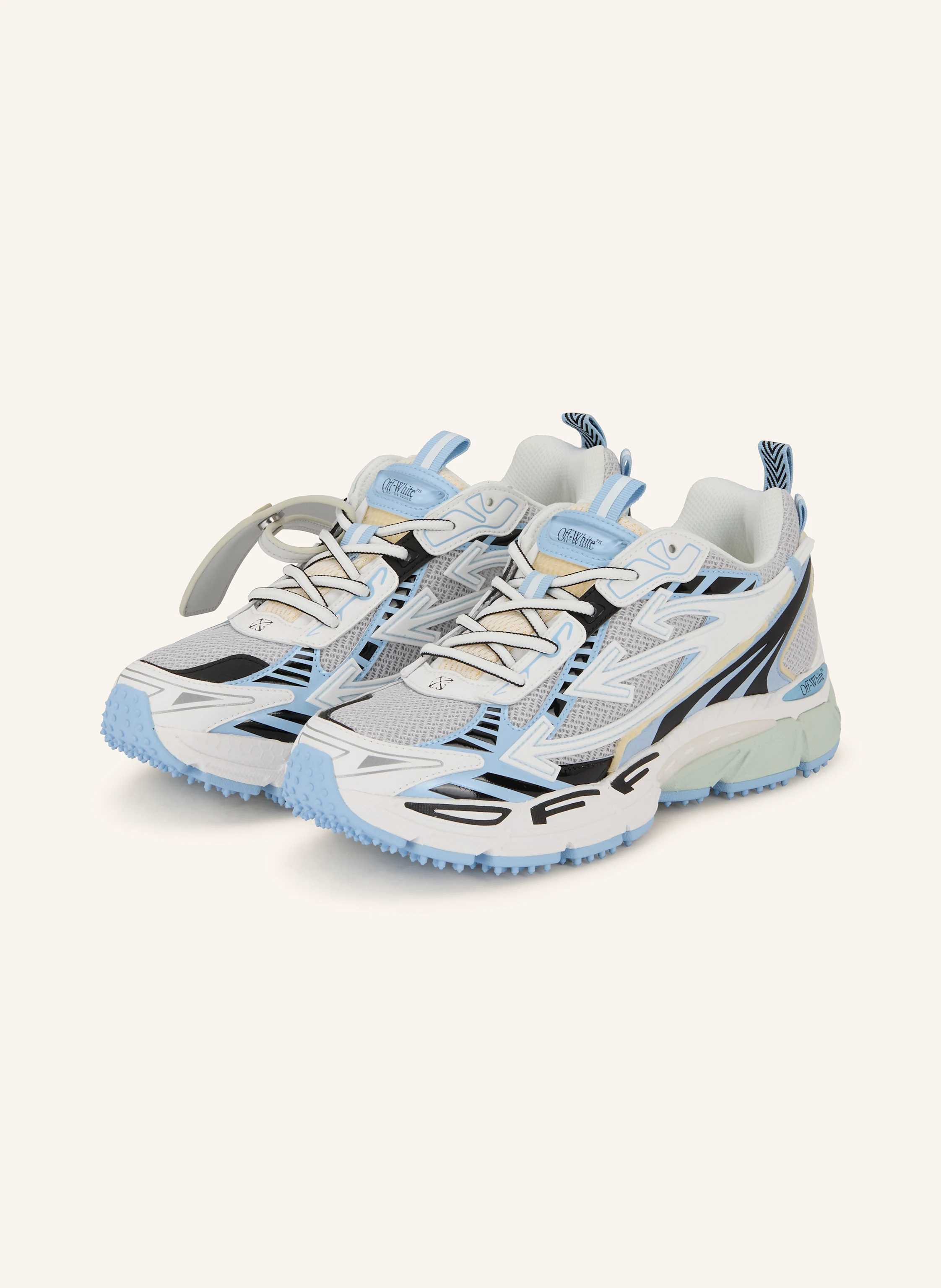 Off-White Sneakers OW BE RIGHT BACK in white/ light blue/ black
