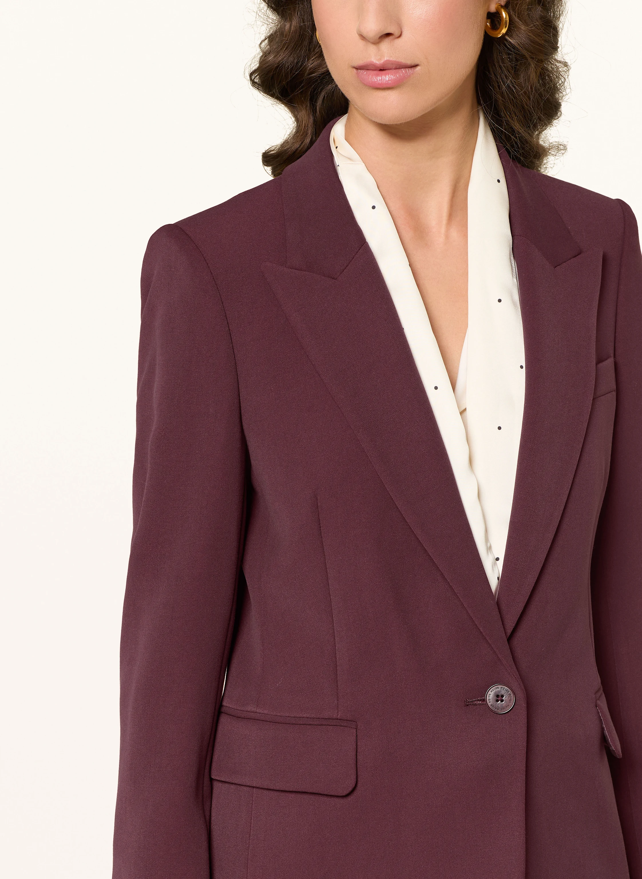 REISS Blazer GABI: DARK RED
