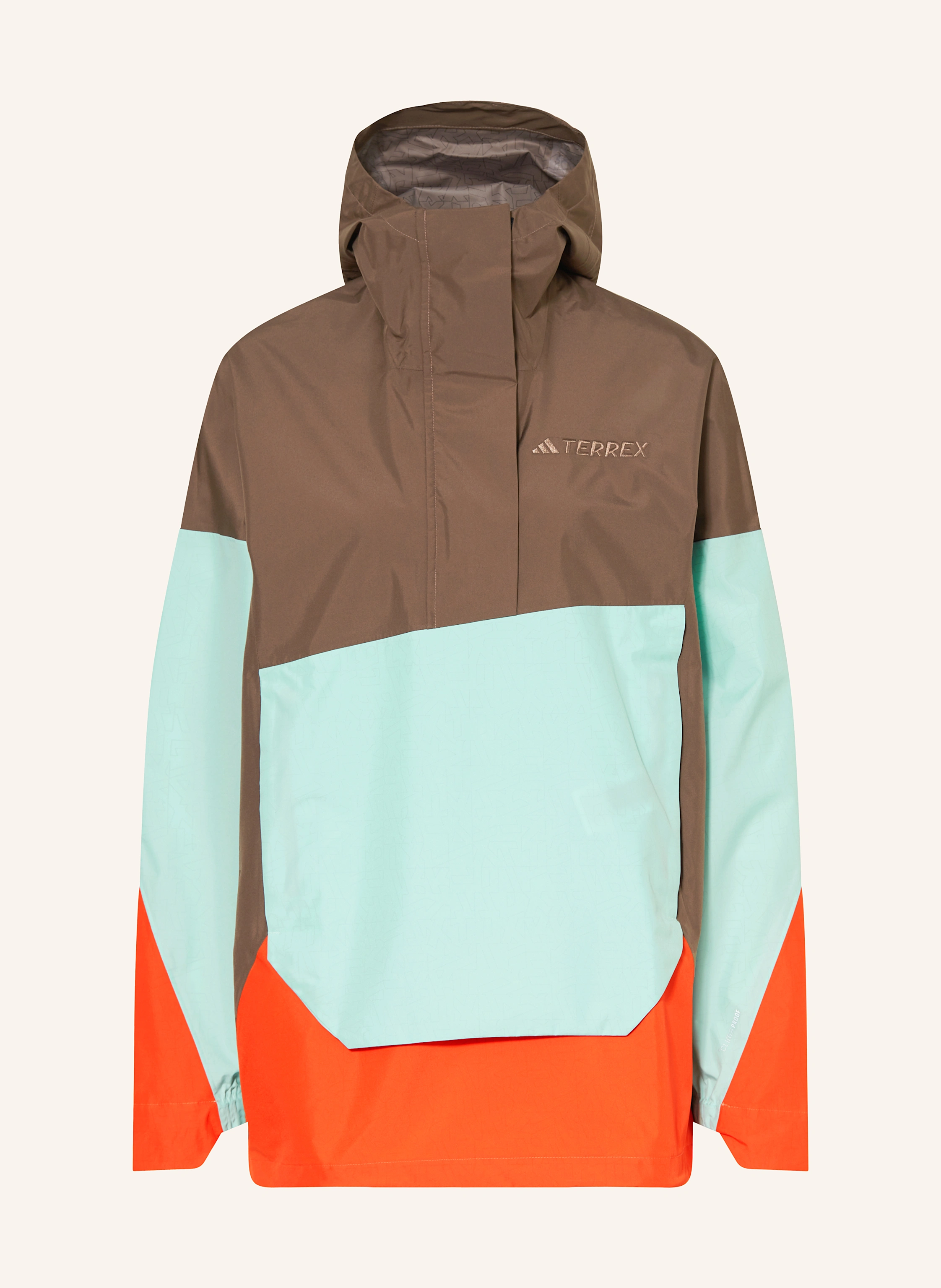 adidas TERREX TERREX XPLORIC 2.5 Anorak jacket in brown / light