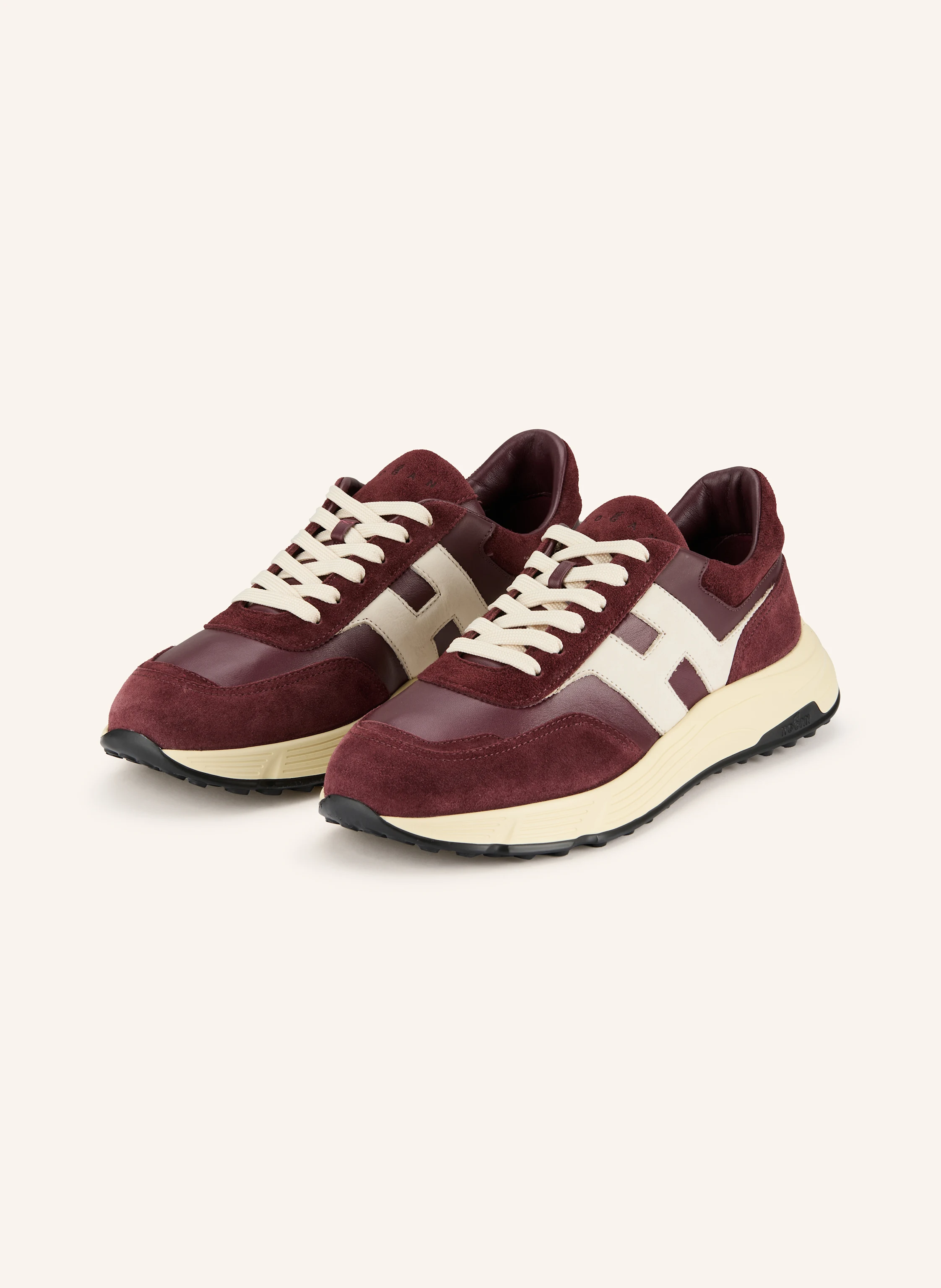 HOGAN Sneaker HOGAN HYPERLIGHT in dark red/ white