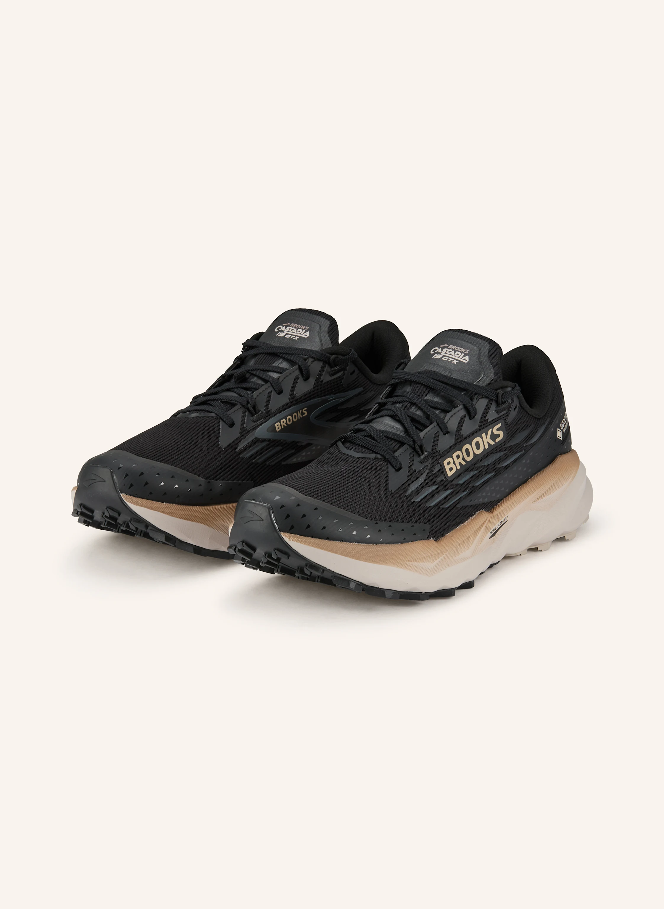 BROOKS Trail running shoes CASCADIA 19 GTX in black