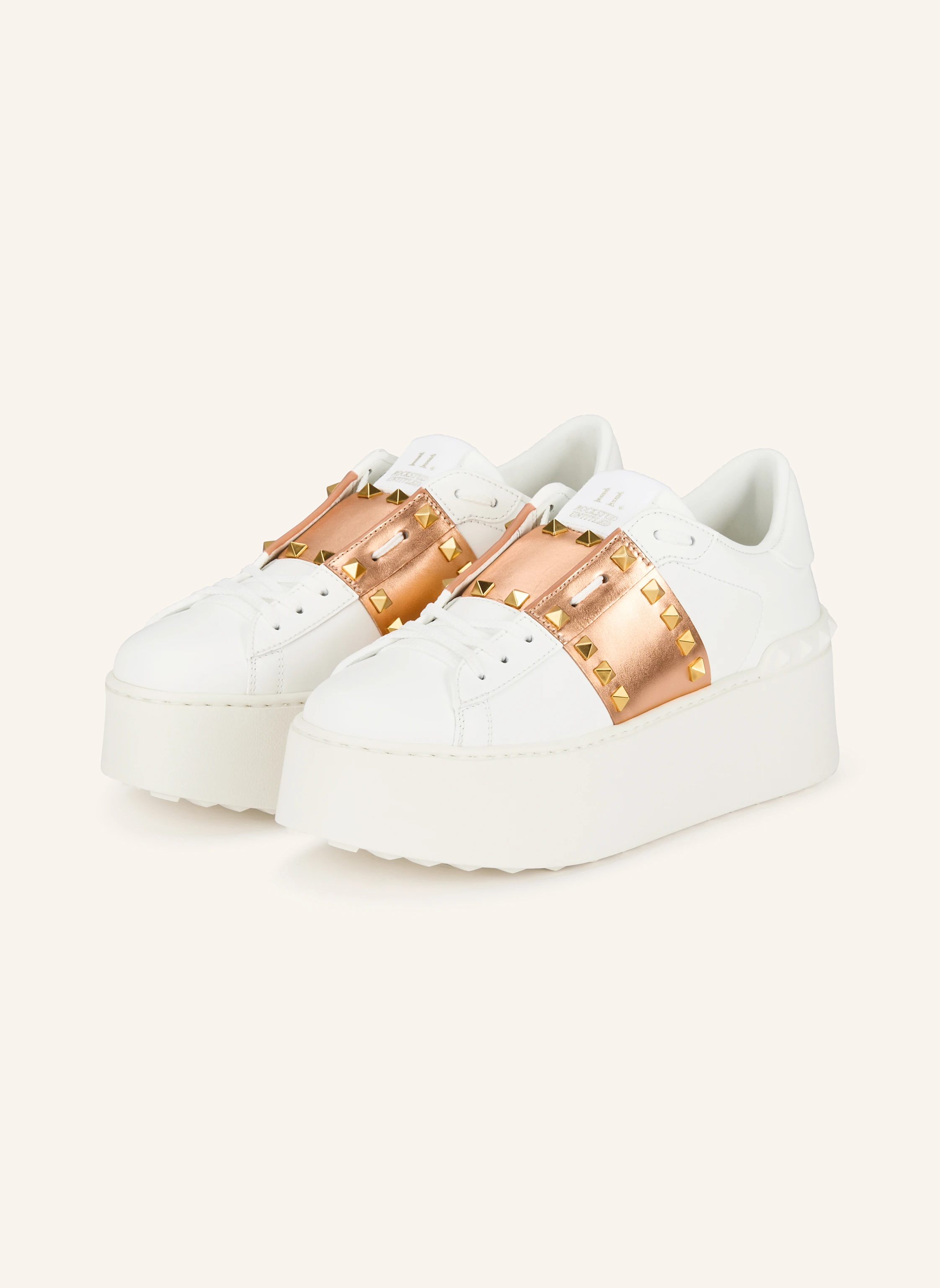 VALENTINO GARAVANI Sneaker ROCKSTUD UNTITLED mit Nieten in weiss