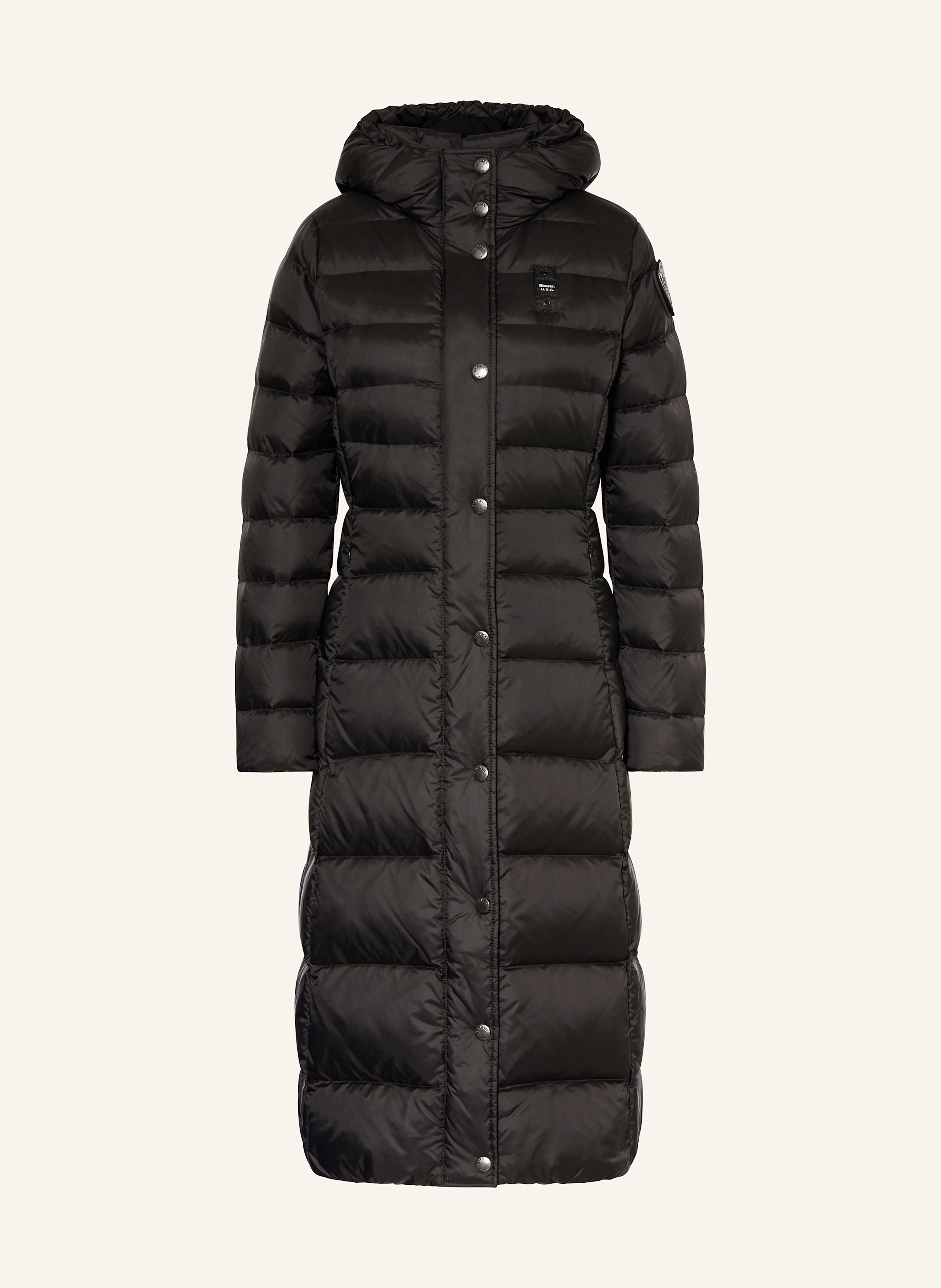 Hoodie Tomo Levis Mantel Schwarz Blauer Daunenmantel ANI In Schwarz