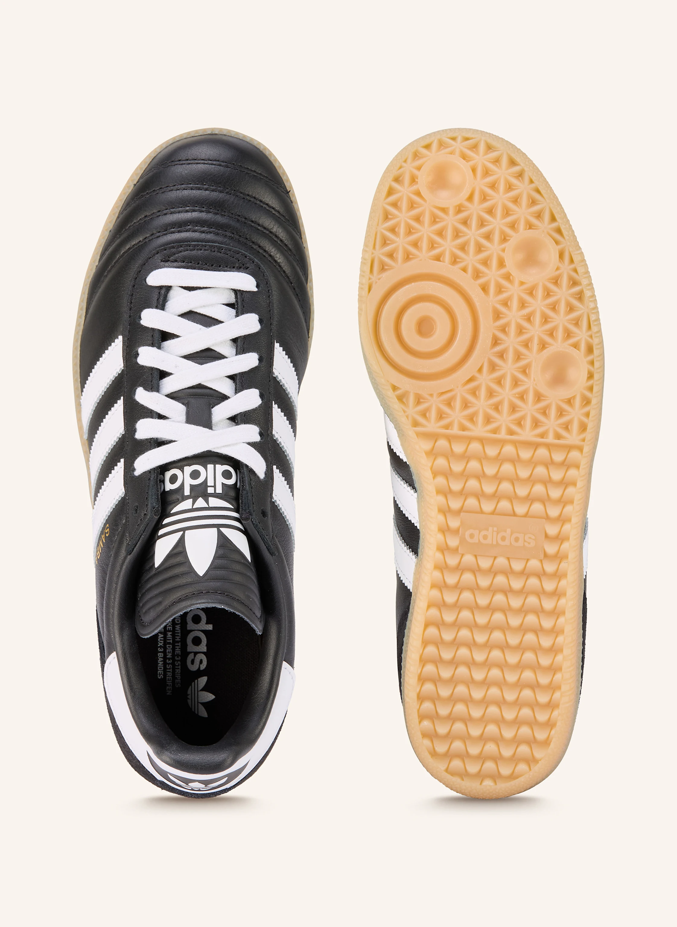 adidas Originals Sneaker SAMBA JP in black / white
