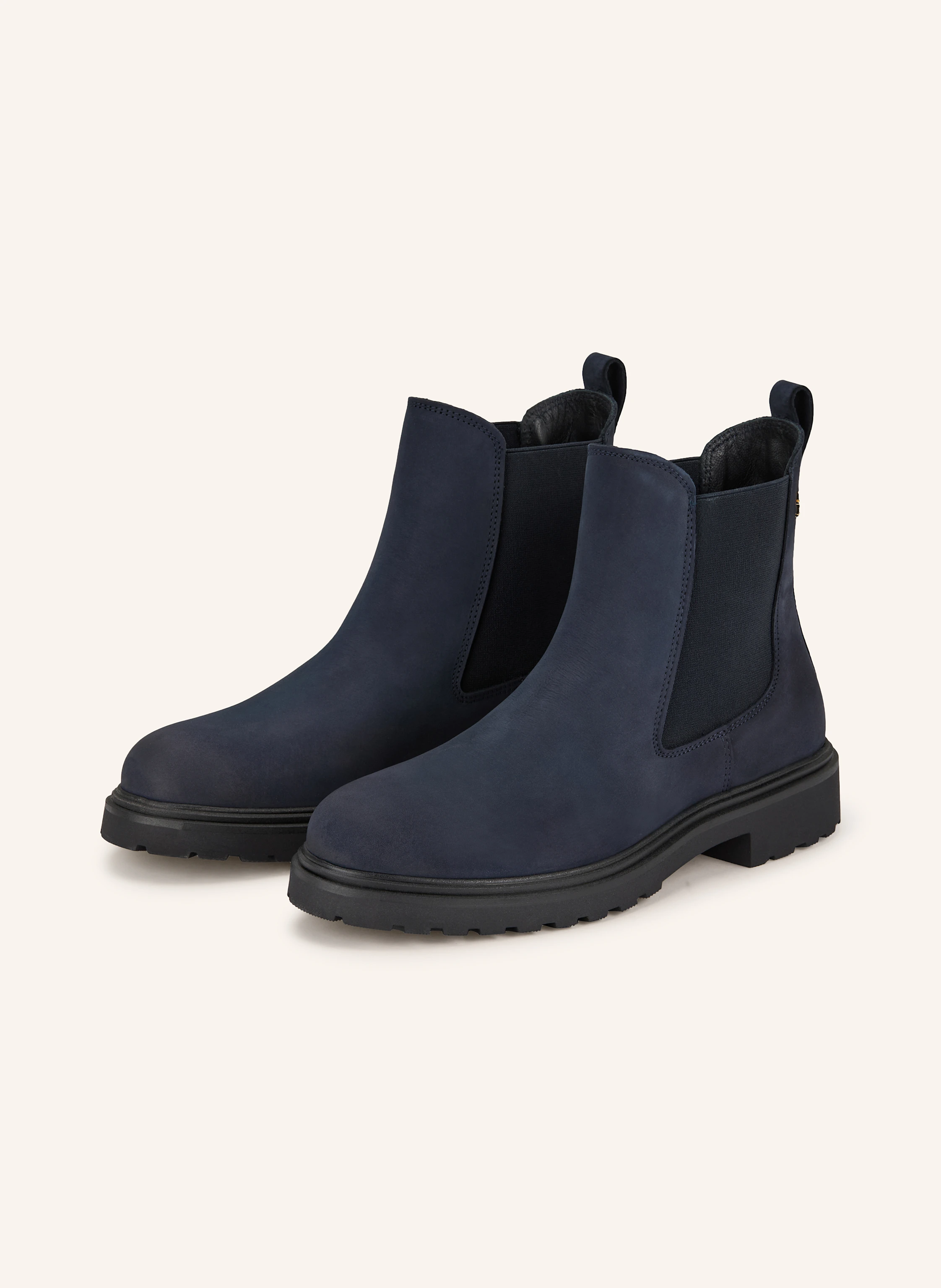 Tommy Hilfiger Chelsea Boots GefÃ¼ttert Damen Schwarz Suede Tommy - Main Image