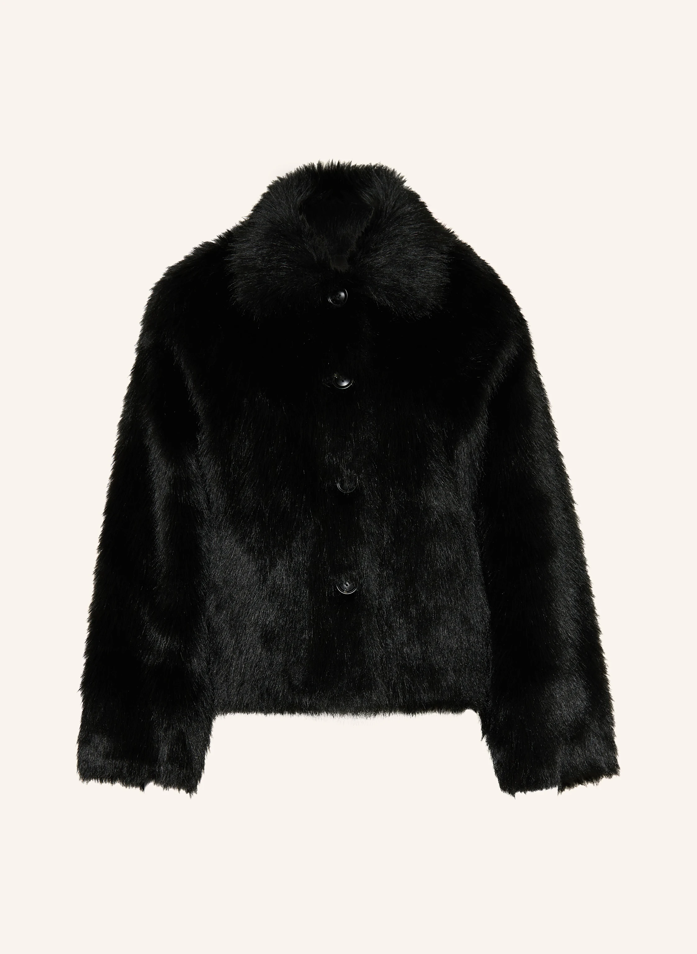 Gilet Noir En Fausse Fourrure Topshop Taille 8 - Occasion Très Bon état - Style Hiver