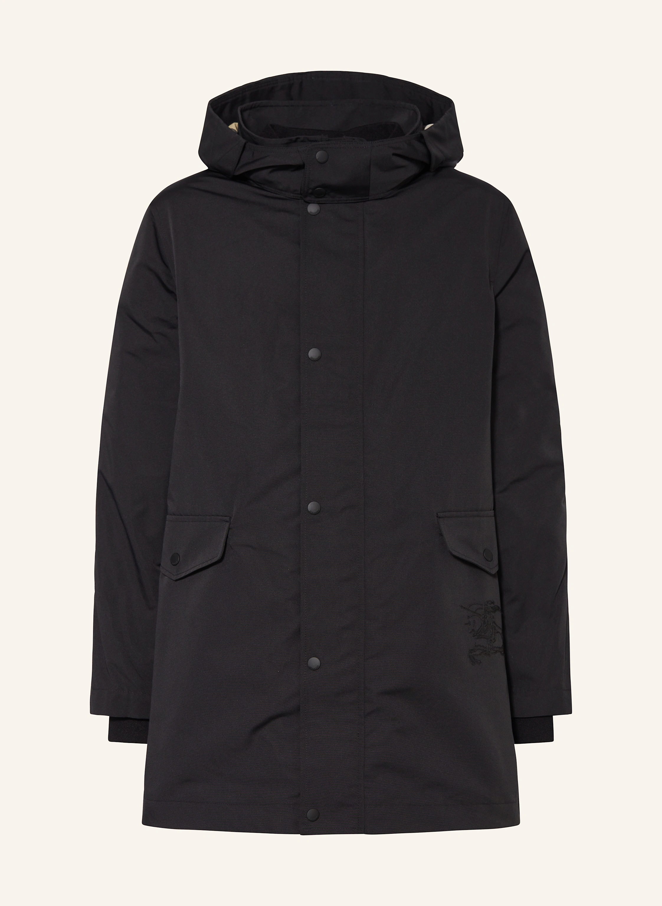 BURBERRY 2-in-1 down jacket in black