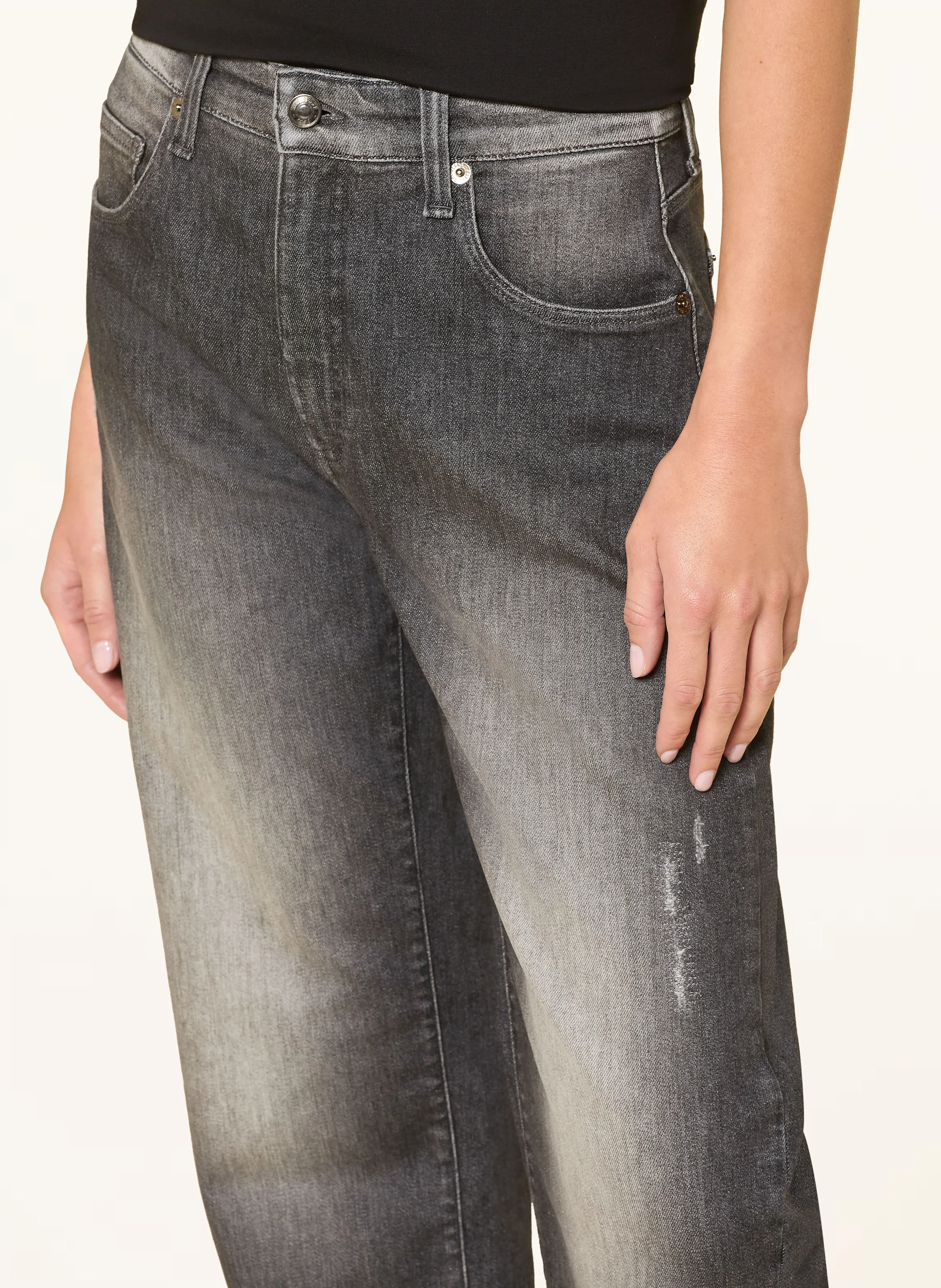 MAC Barrel Jeans DANNI in d923 destroyed grey wash