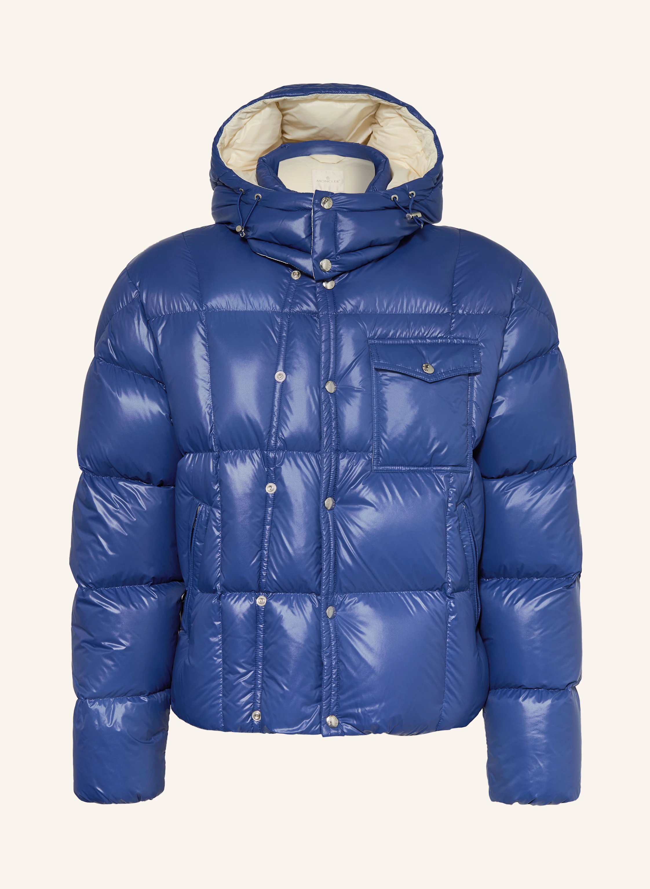 MONCLER Kurtka puchowa SERFANTO kolor niebieski