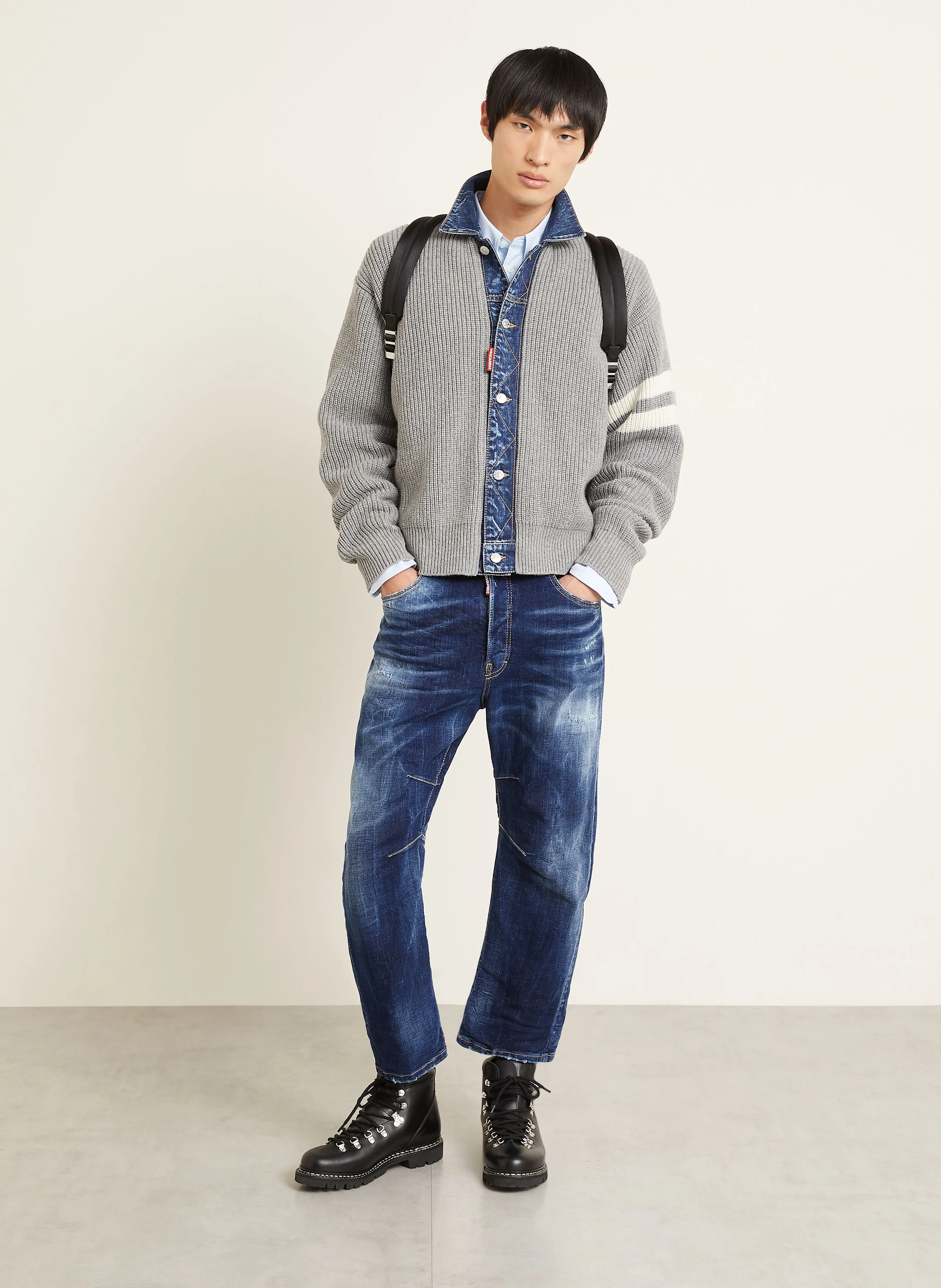DSQUARED2 Jeans DUCATI KAWAII Straight Fit in 470 navy blue