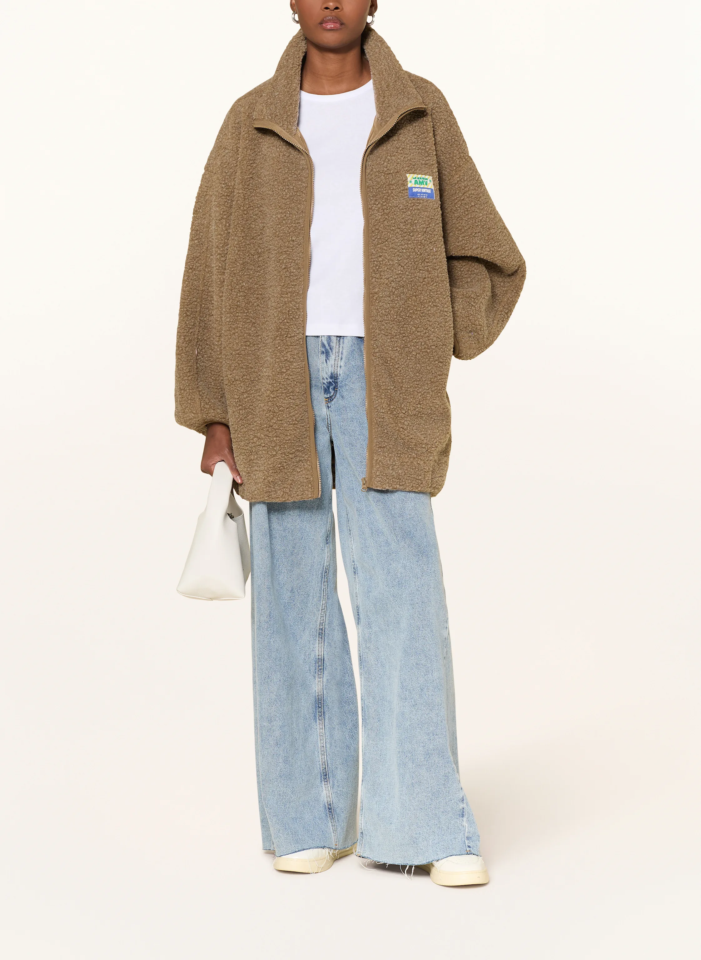 【 VINTAGE 】 Teddy Jacket Teddy Bear Print Plush Jacket – Wild Rina