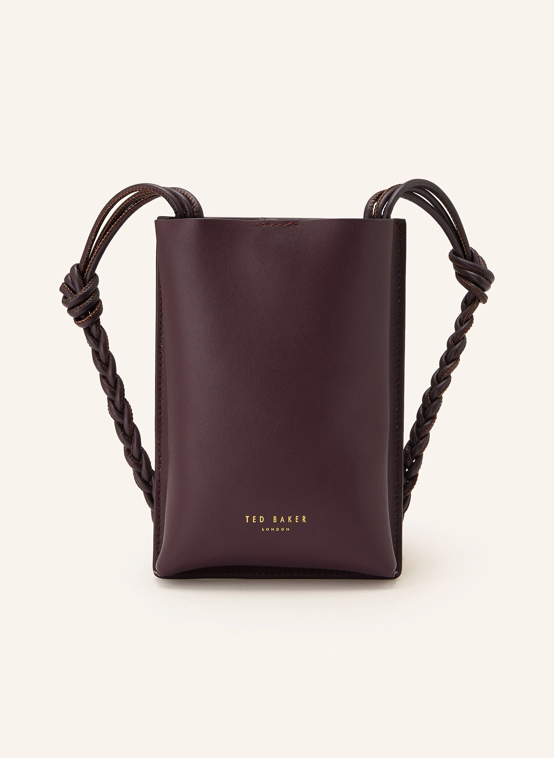 TED BAKER WRYLIE Crossbody bag in dark purple / gold